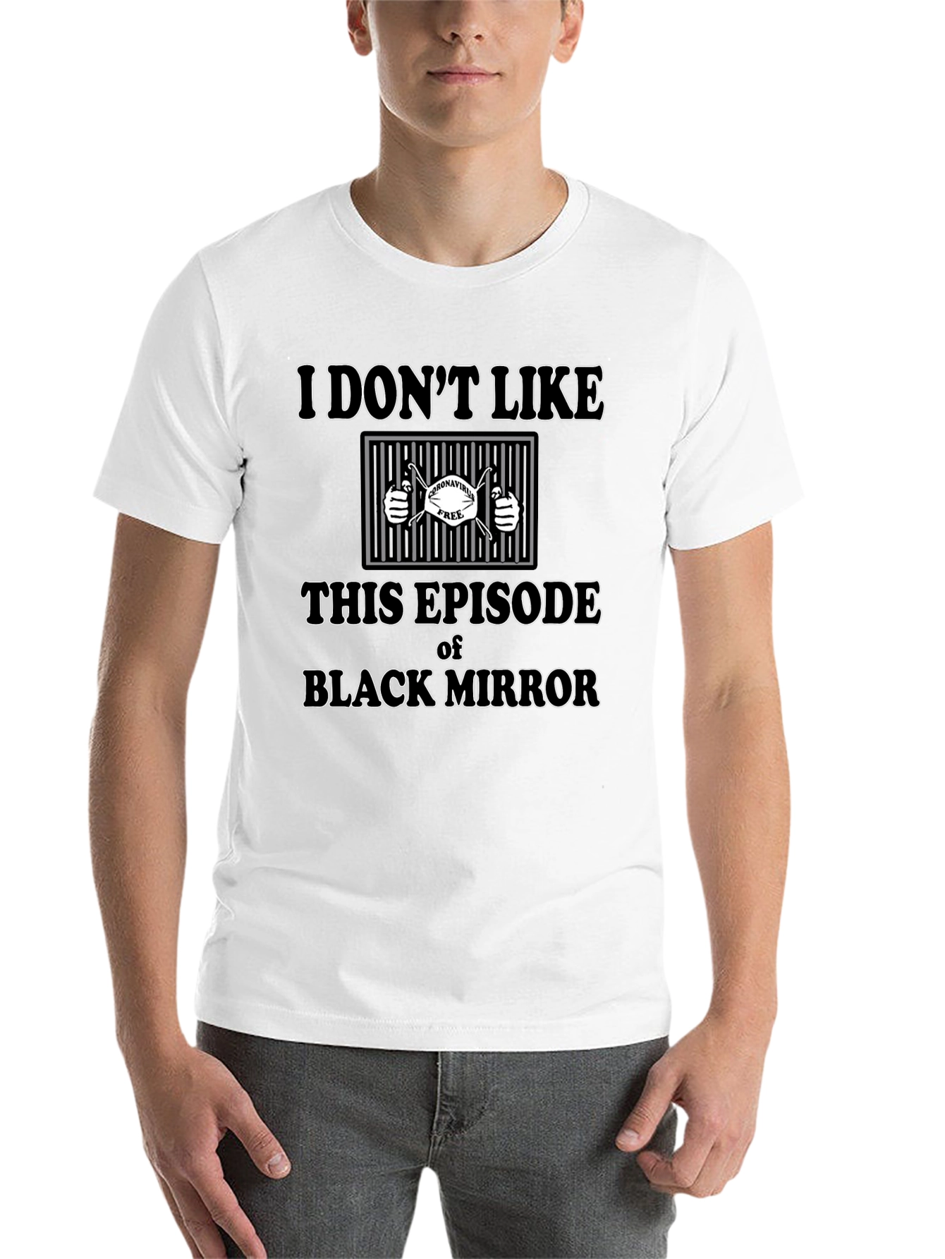 Black I Don't Like This Episode Black Mirror Tee view 14