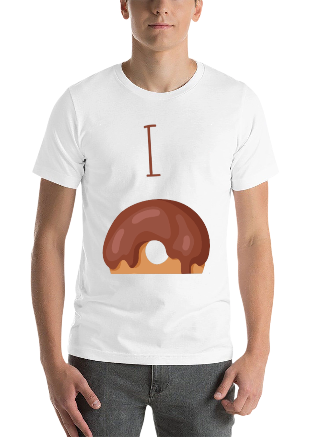 Black I Doughnut T-Shirt view 14