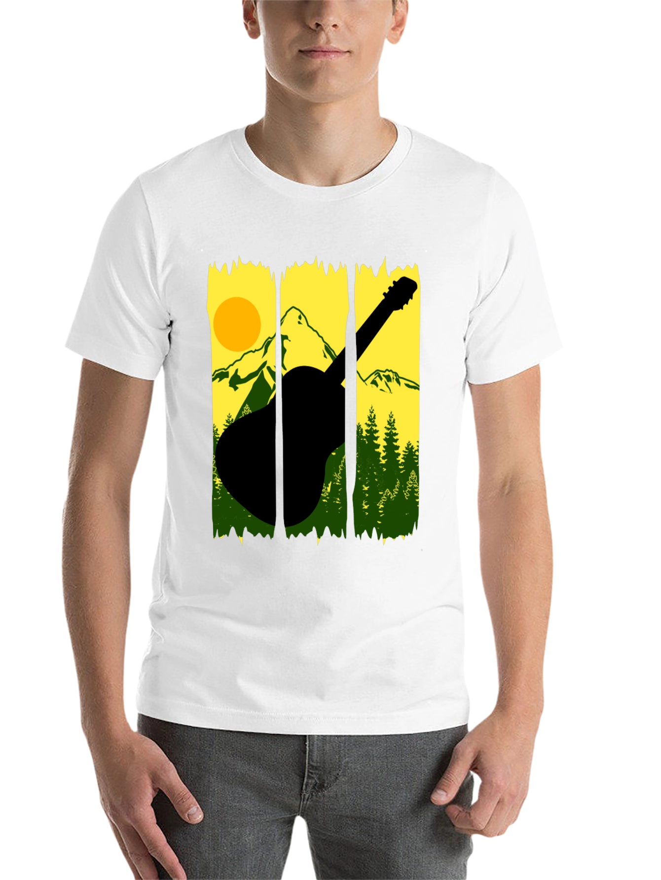Black Mountain Guitar Graphic Tee view 14