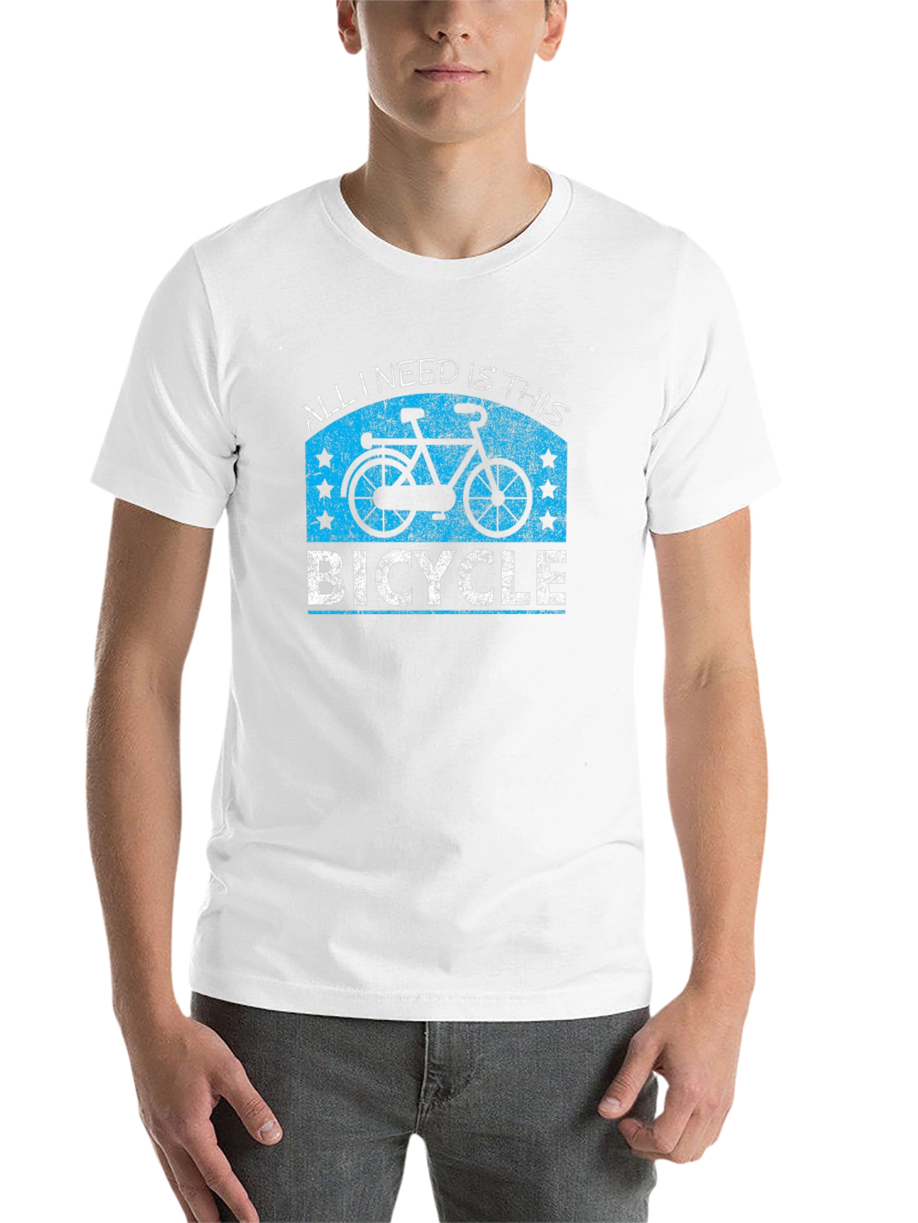 All I Need Is This Bicycle Graphic T-Shirt - 14