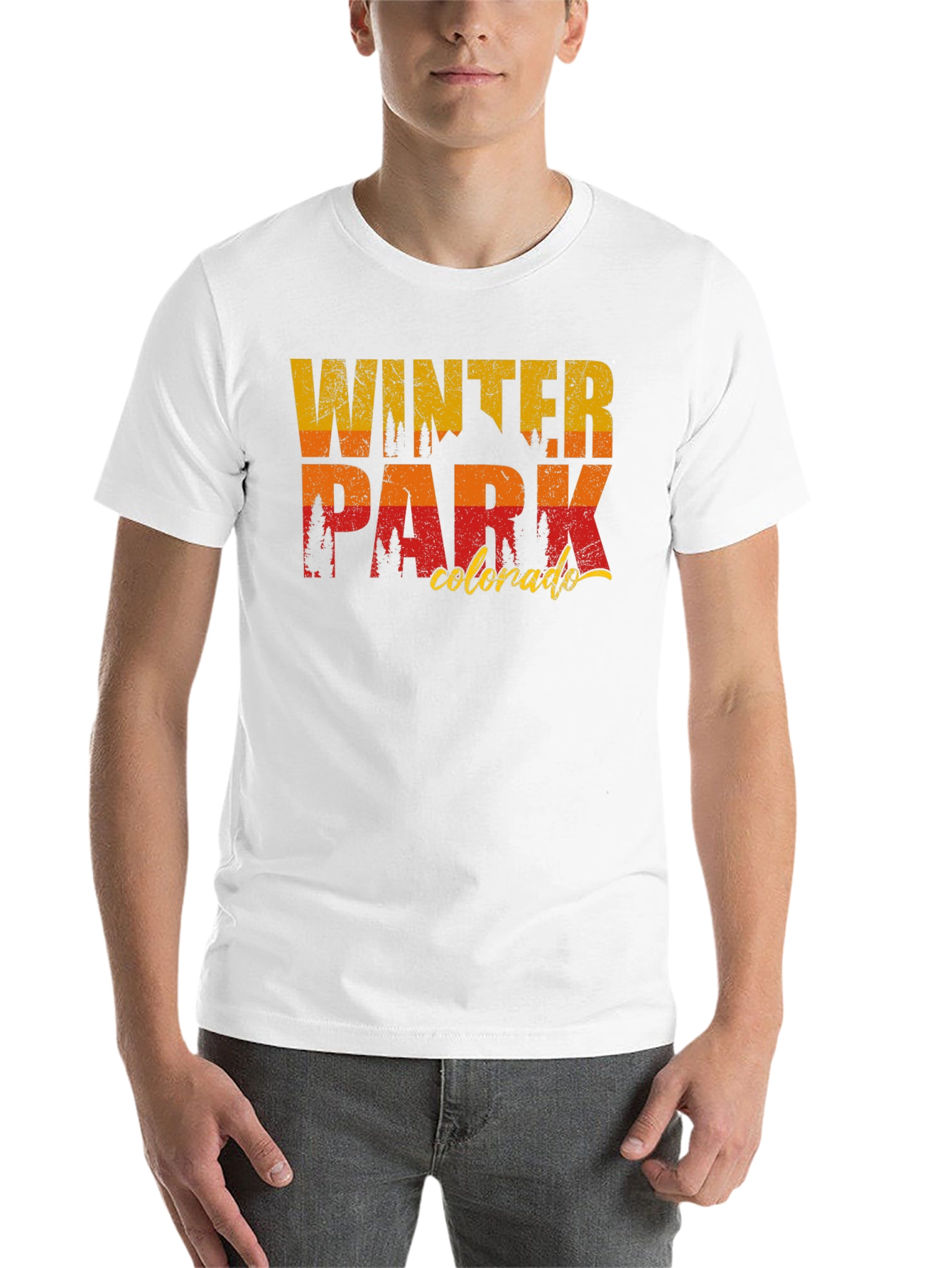 Black Winter Park Colorado Graphic Tee view 14