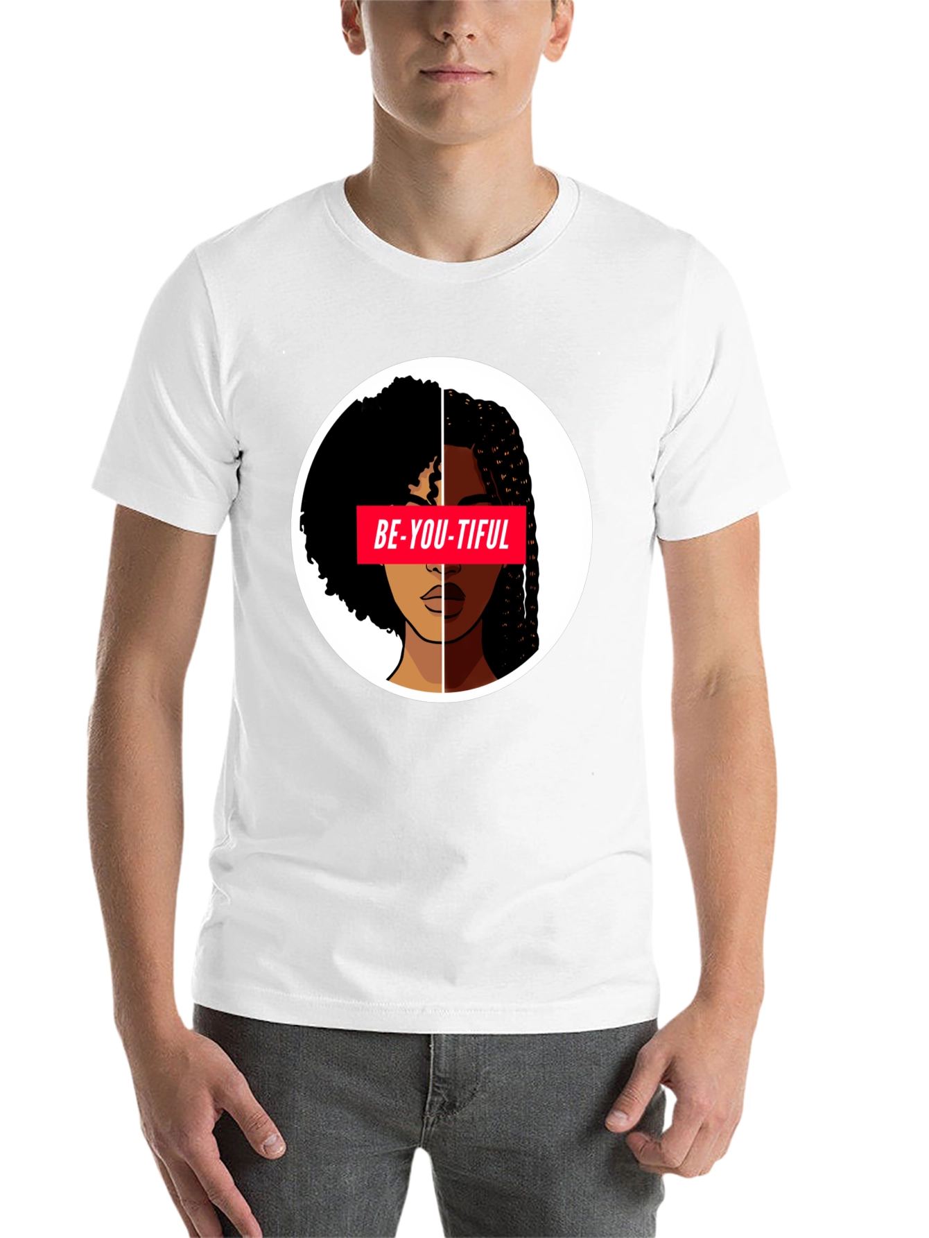 Black Be-YOU-tiful Graphic Tee - Black view 14