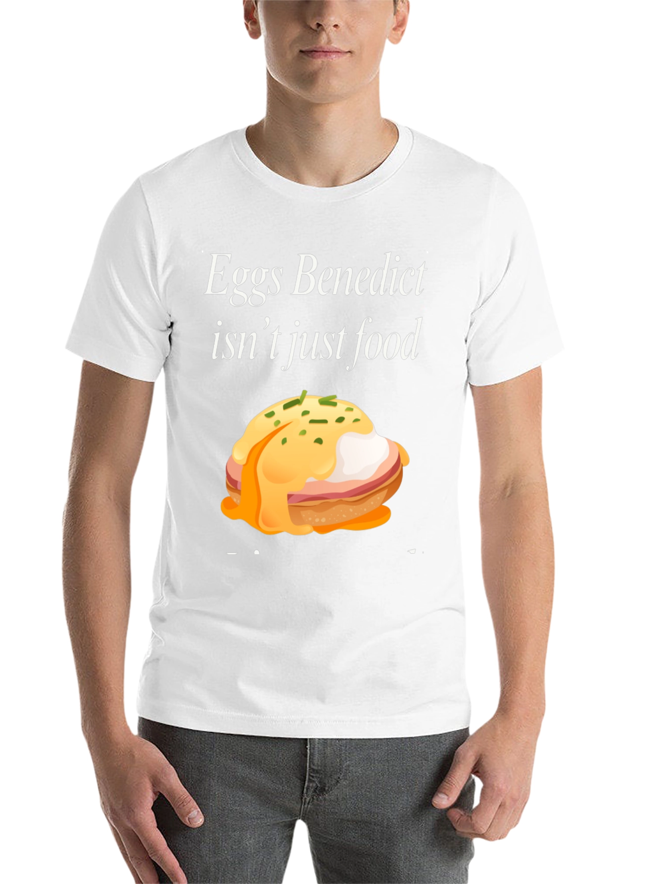 Eggs Benedict Fan T-Shirt - Foodie Novelty Tee - 14