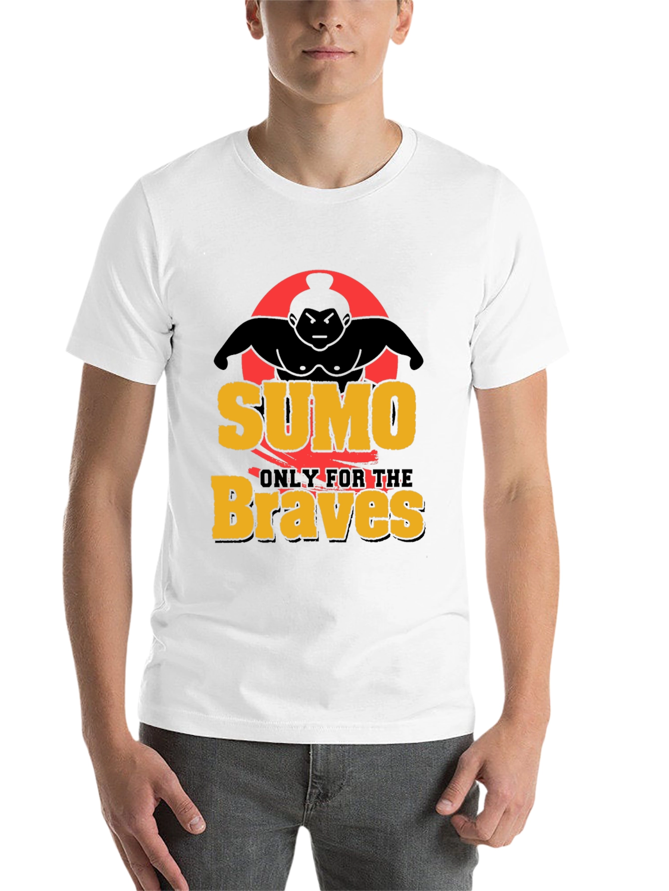 Black Sumo Braves Graphic Tee - Black view 14