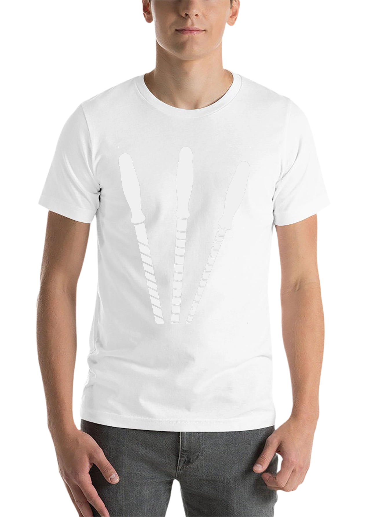 Black Graphic T-Shirt with File Tool Design view 14