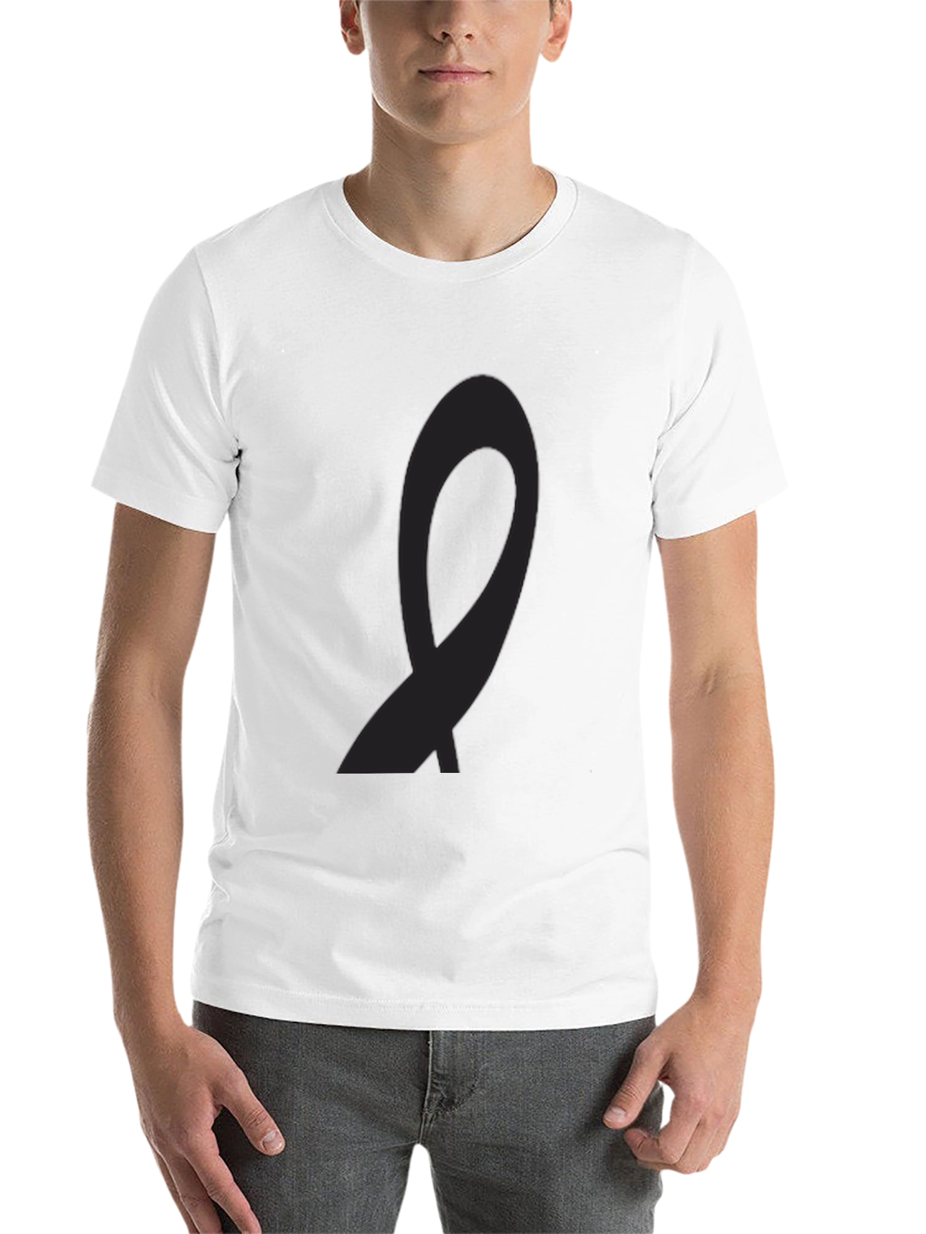 Black Black Ribbon Graphic Tee view 14