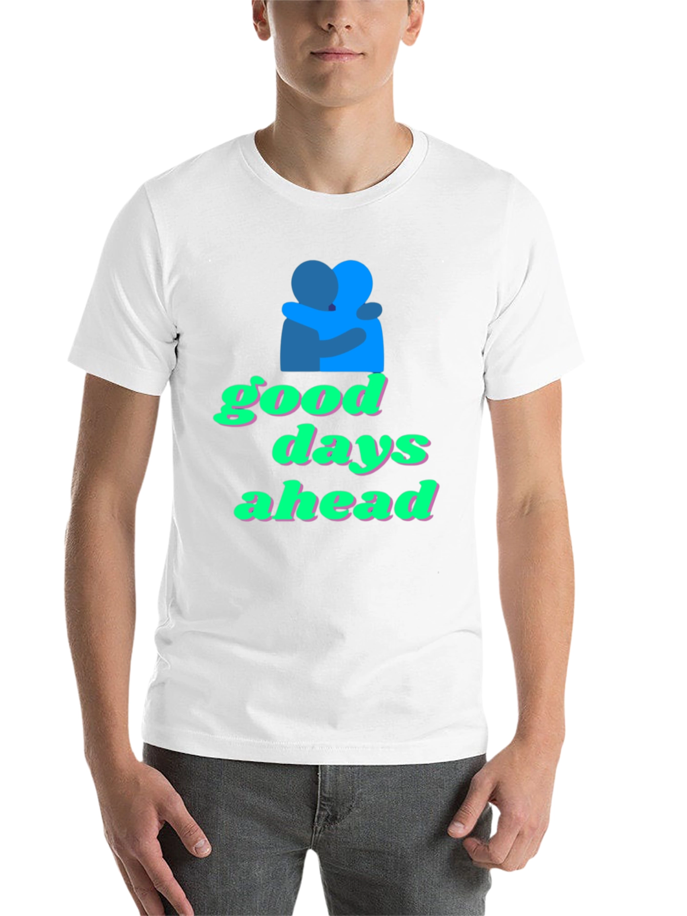 Black Good Days Ahead Graphic Tee view 14