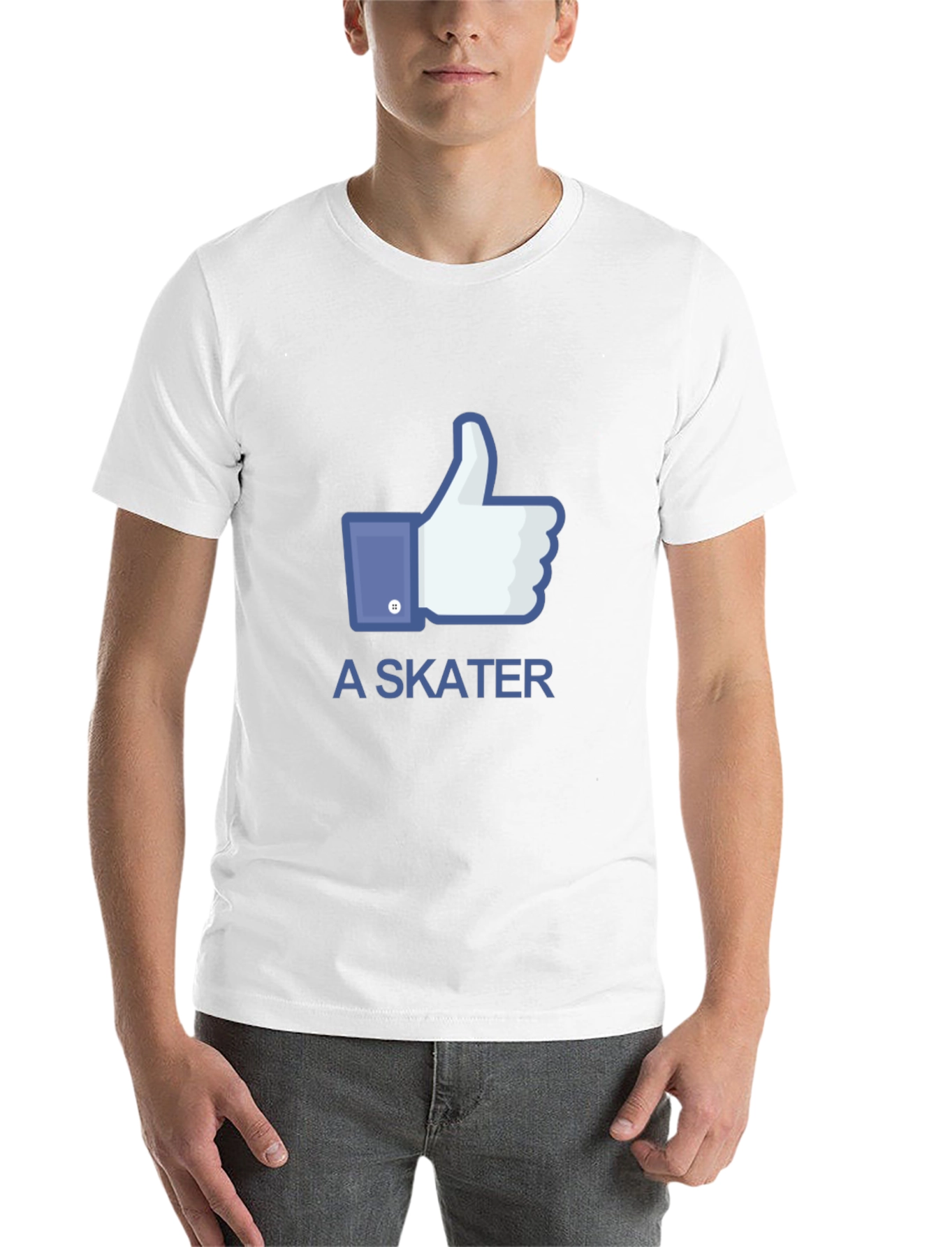 Black I Like A Skater Black T-Shirt view 14