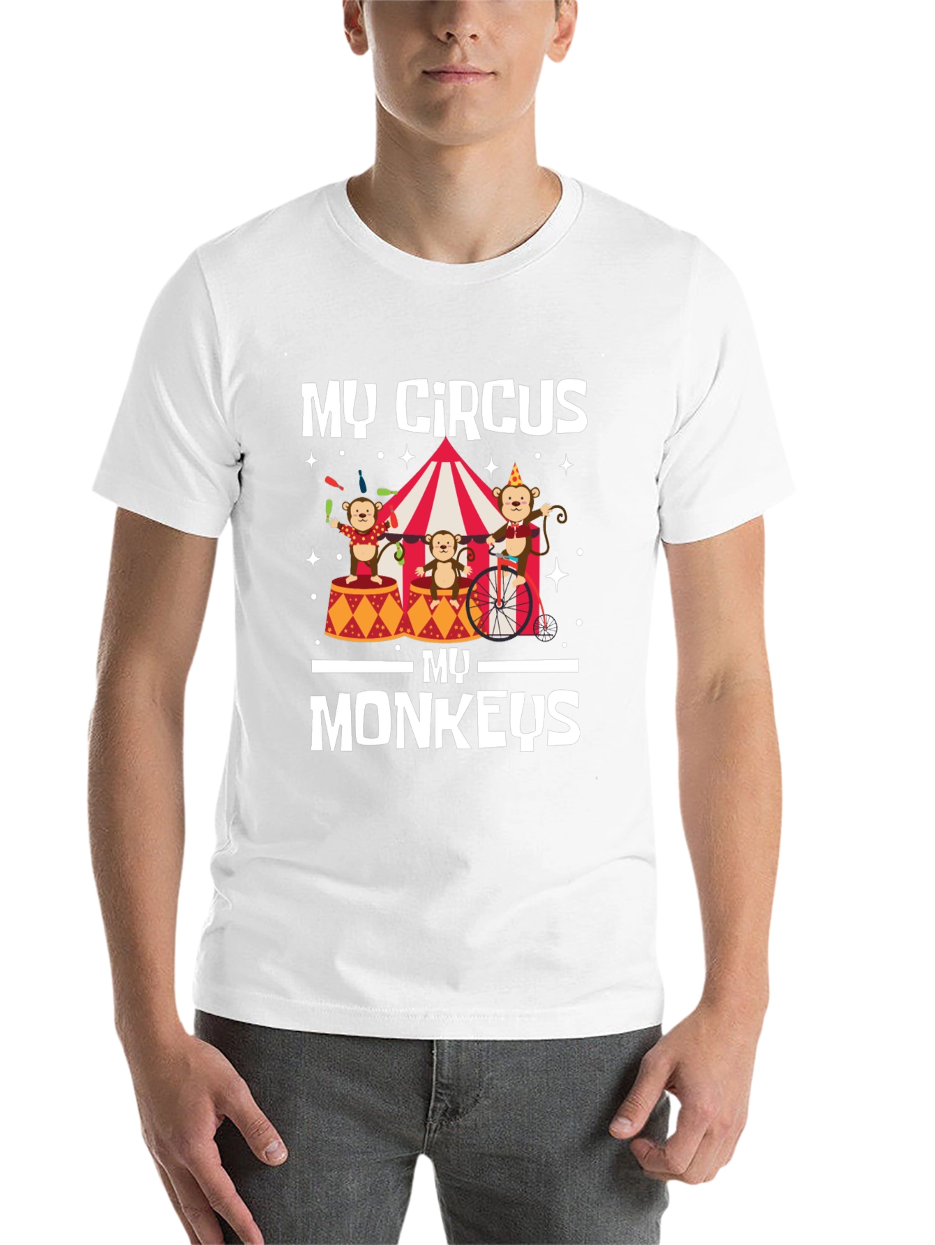 Black My Circus My Monkeys T-Shirt view 14