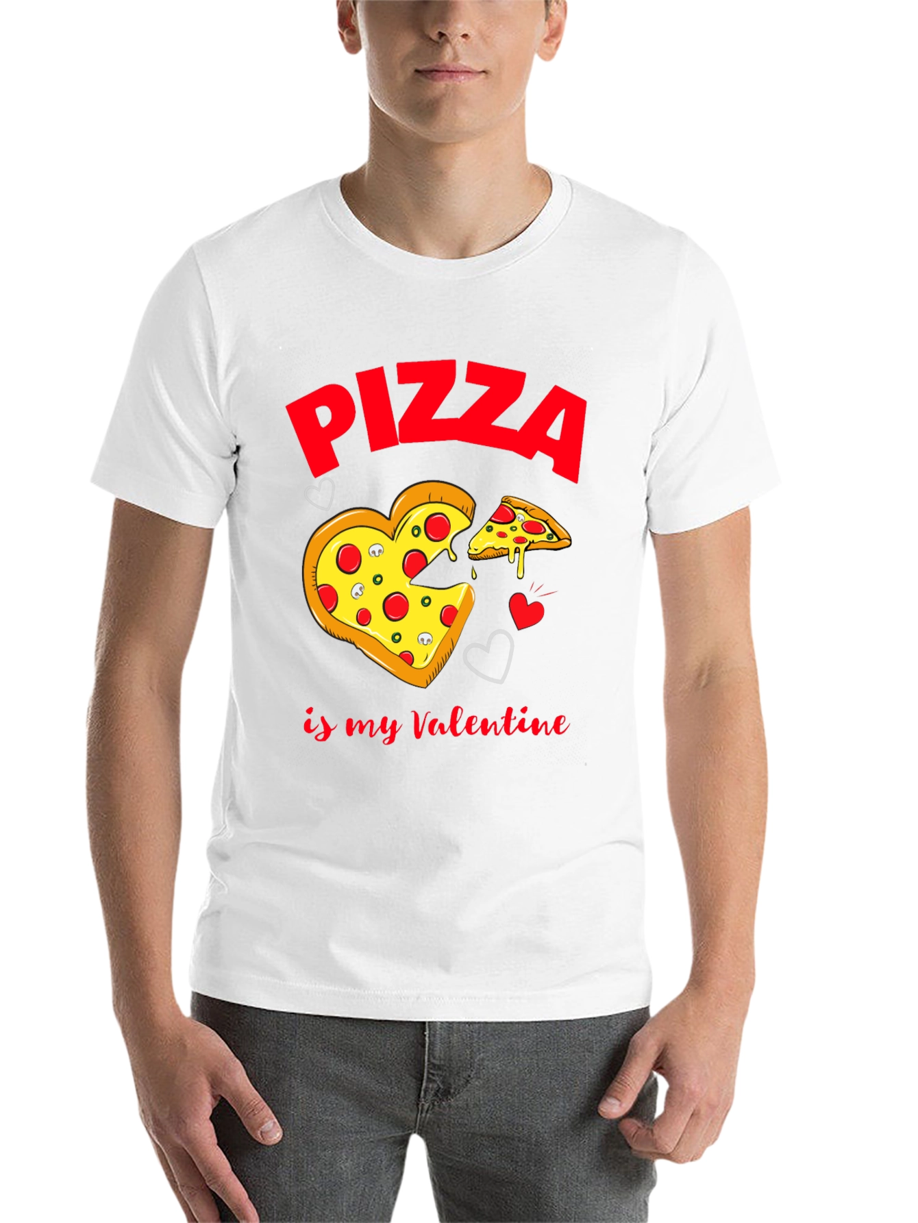 Black Pizza My Valentine Black T-Shirt view 14