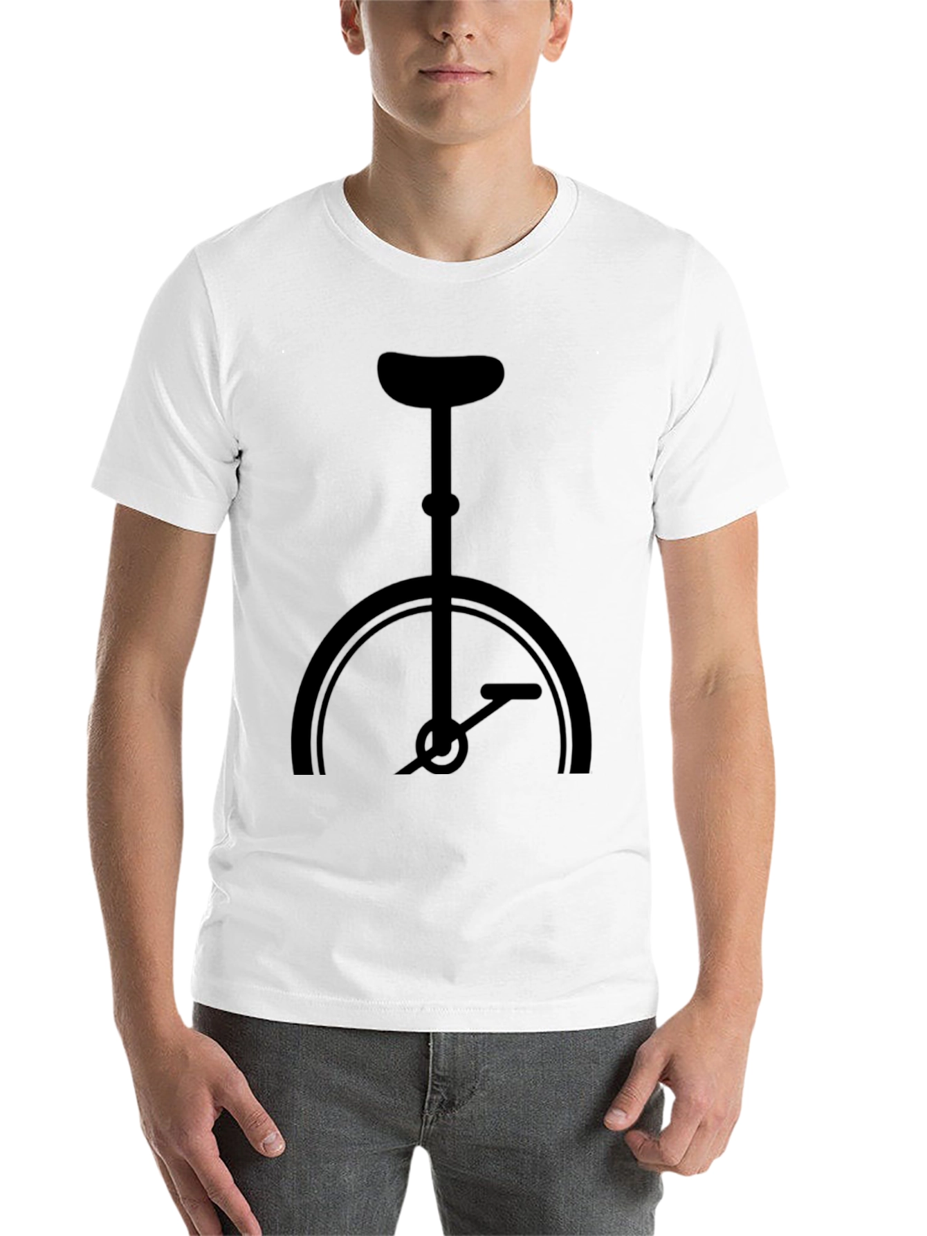 Black Unicycle Graphic Tee - Ride in Style view 14