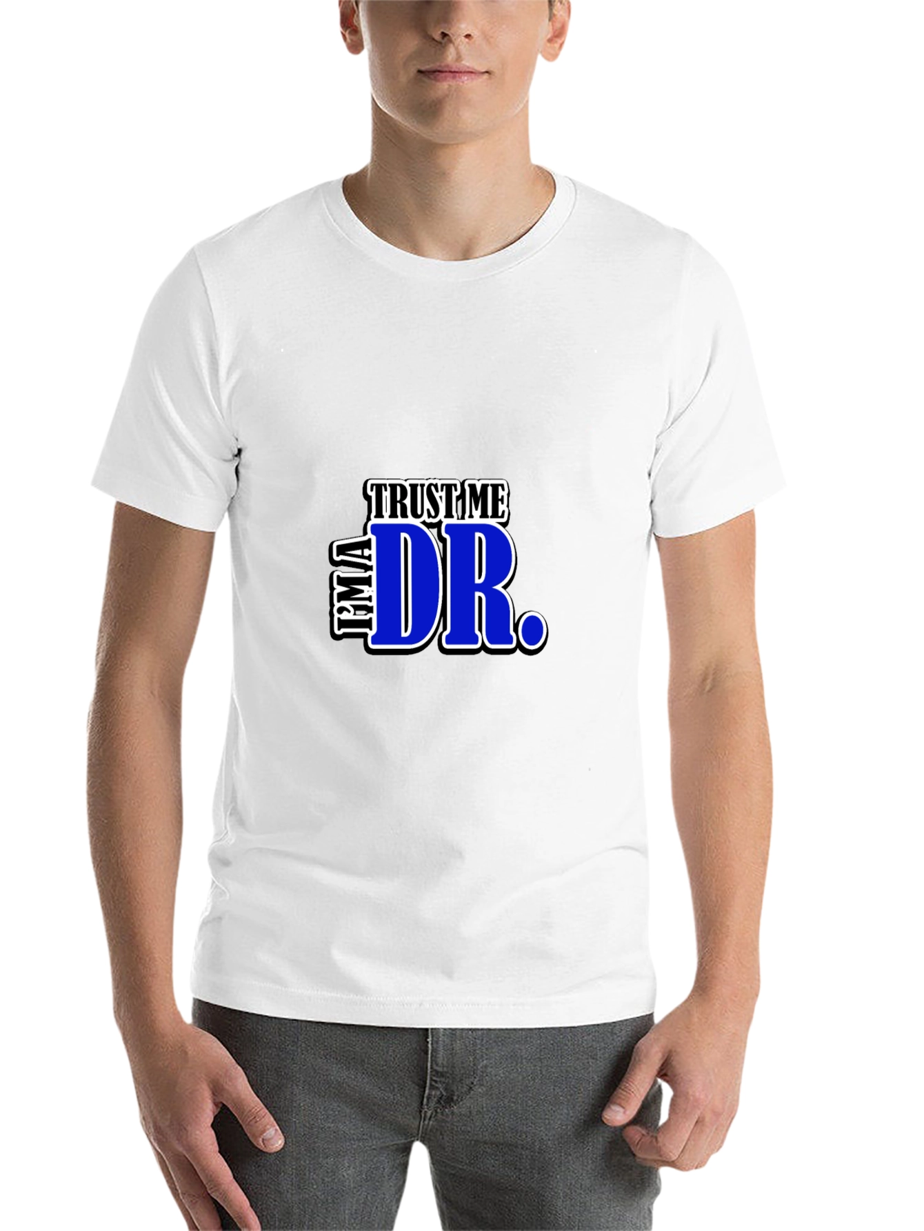 Black Trust Me, I'm A Dr. Graphic T-Shirt view 14