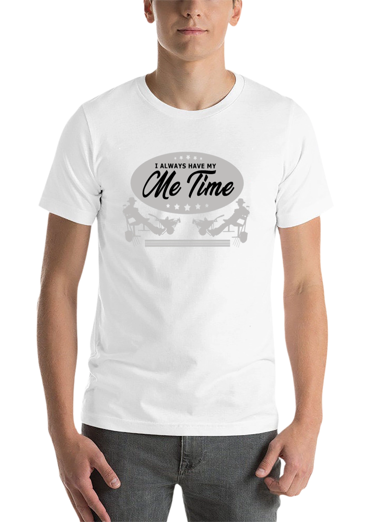 Black Me Time Lawn Mowing T-Shirt view 14