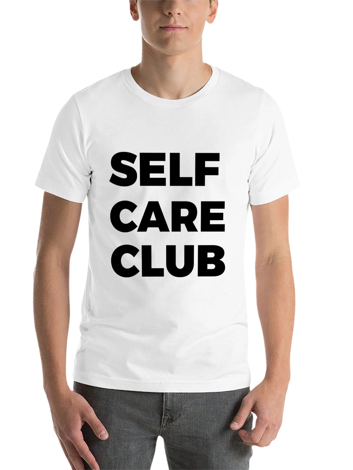 Black Self Care Club T-Shirt - Comfort and Style view 14