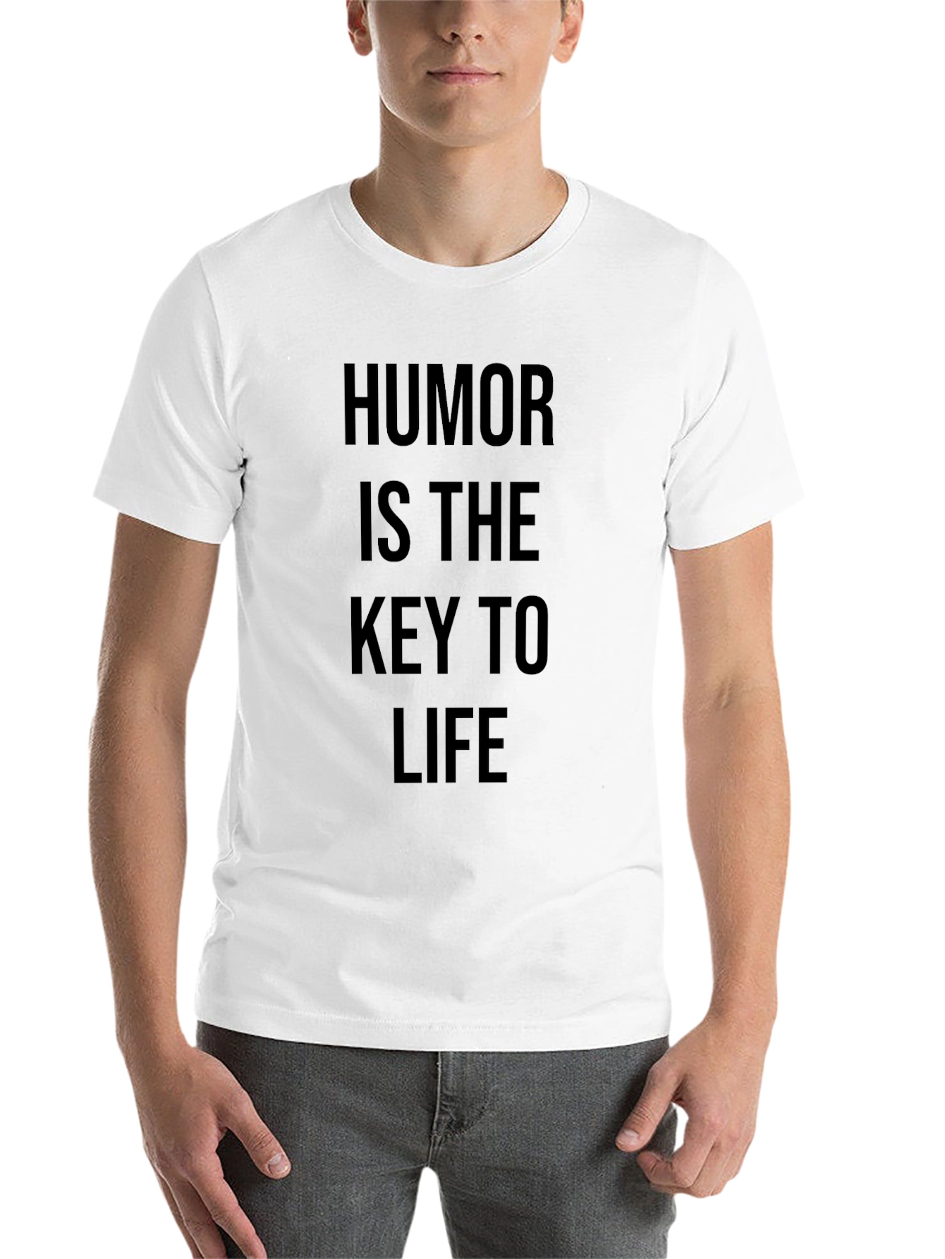 Black Humor Is The Key To Life Black T-Shirt view 14