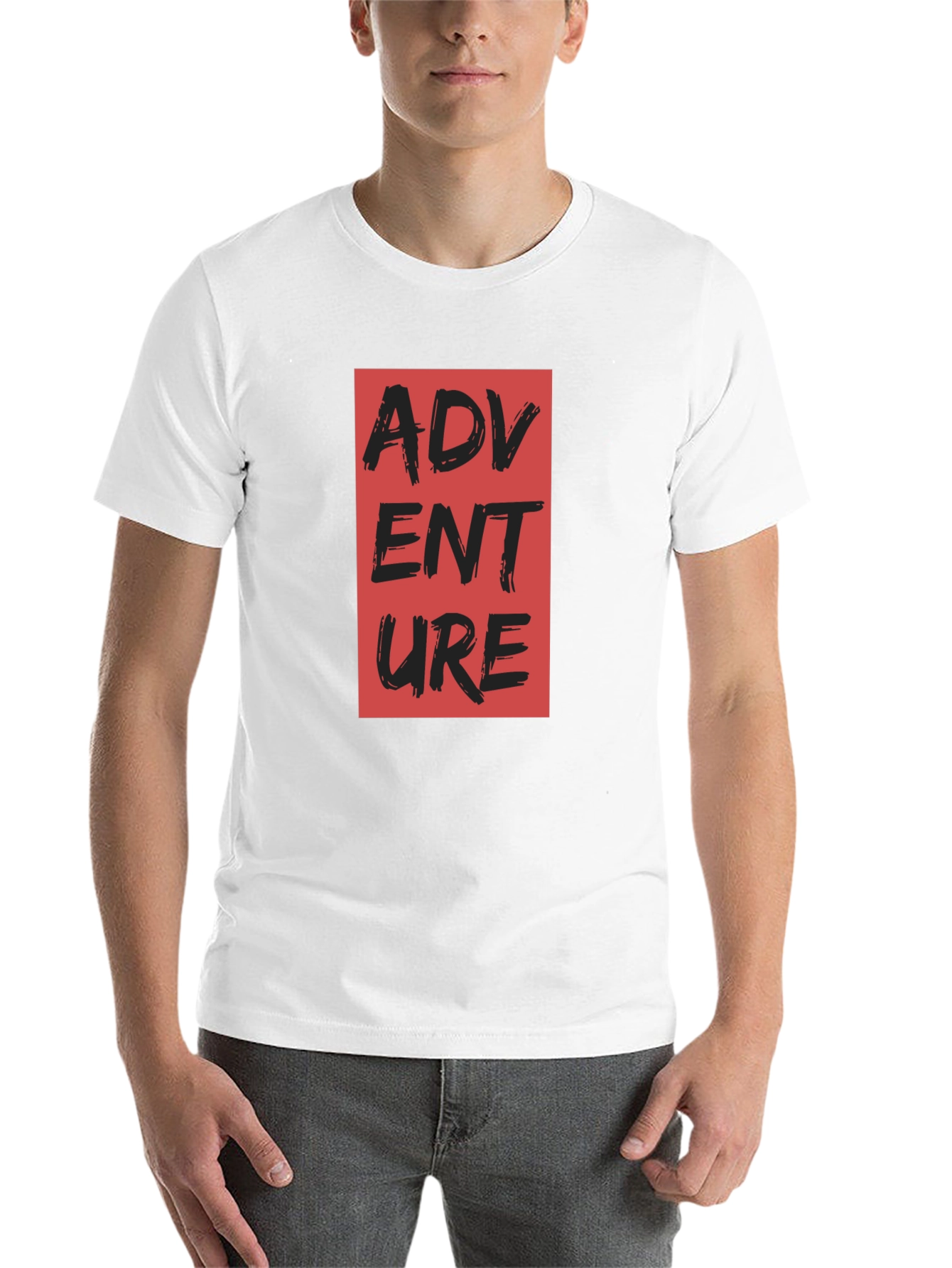 Black Adventure Graphic Print T-Shirt view 14