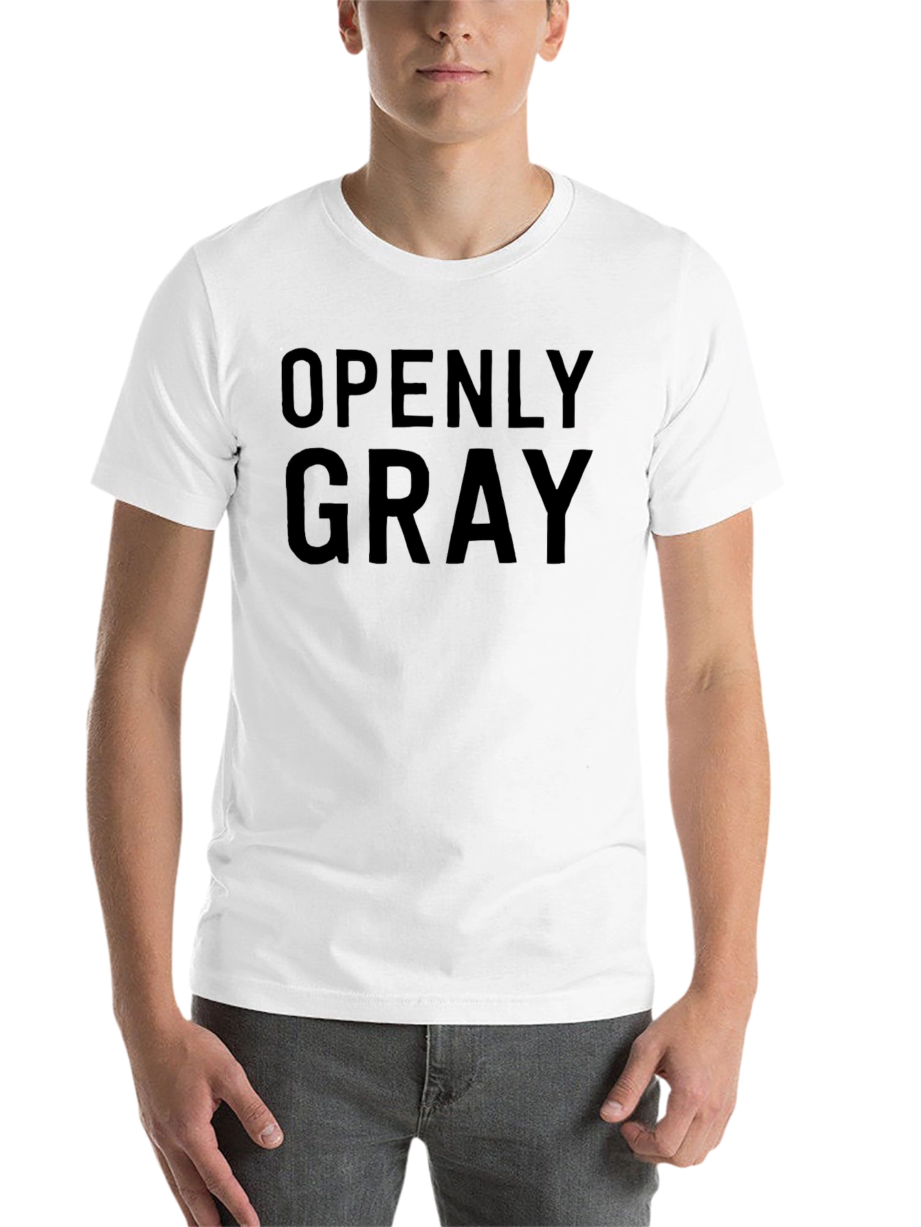 Black Openly Gray Black T-Shirt view 14