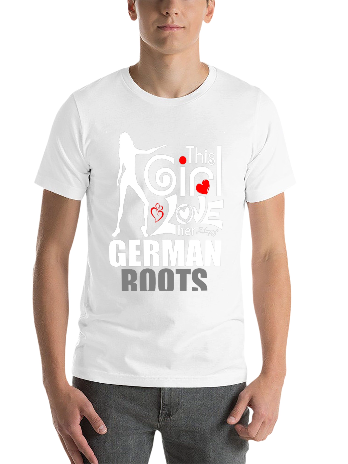 German Roots Girl T-Shirt - Love My Heritage - 14