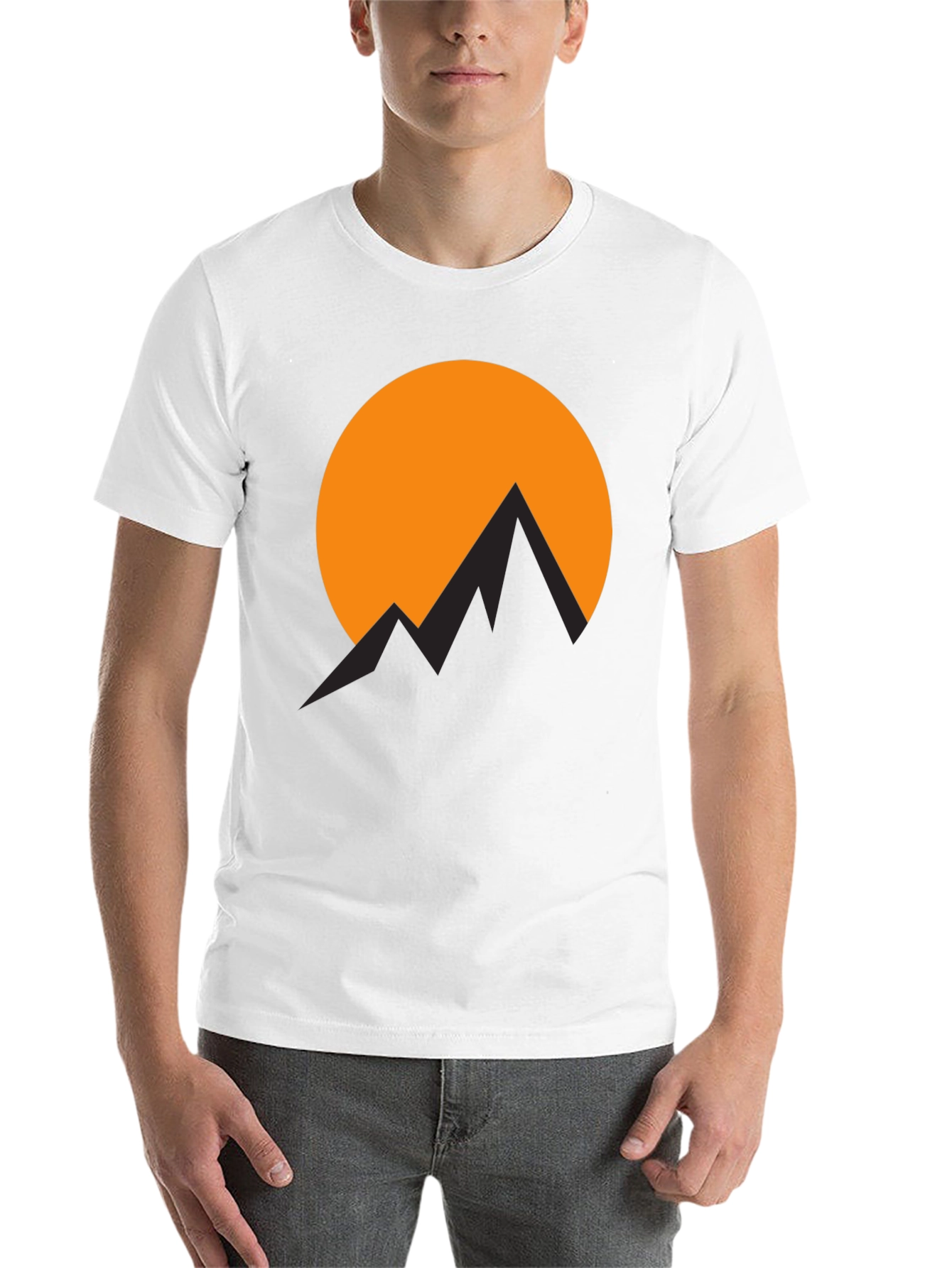 Black Mountain Sunset Graphic T-Shirt - Adventure Awaits view 14