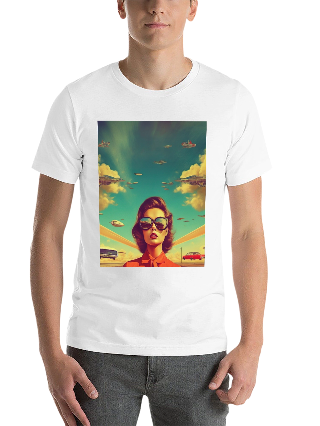 Retro Futuristic T-Shirt - 14