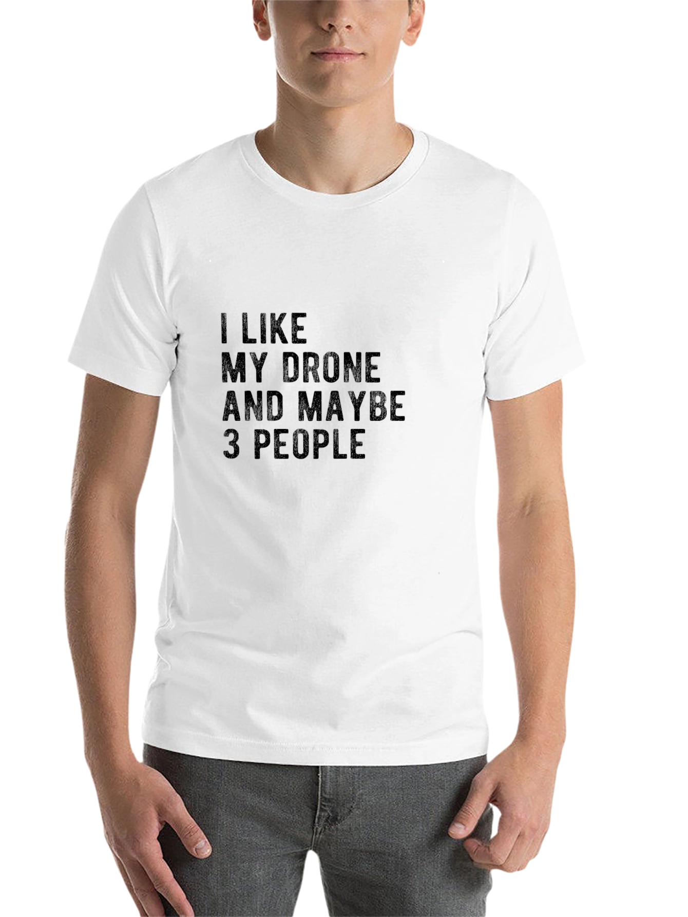 Black Drone Lover T-Shirt - Funny Graphic Tee view 14
