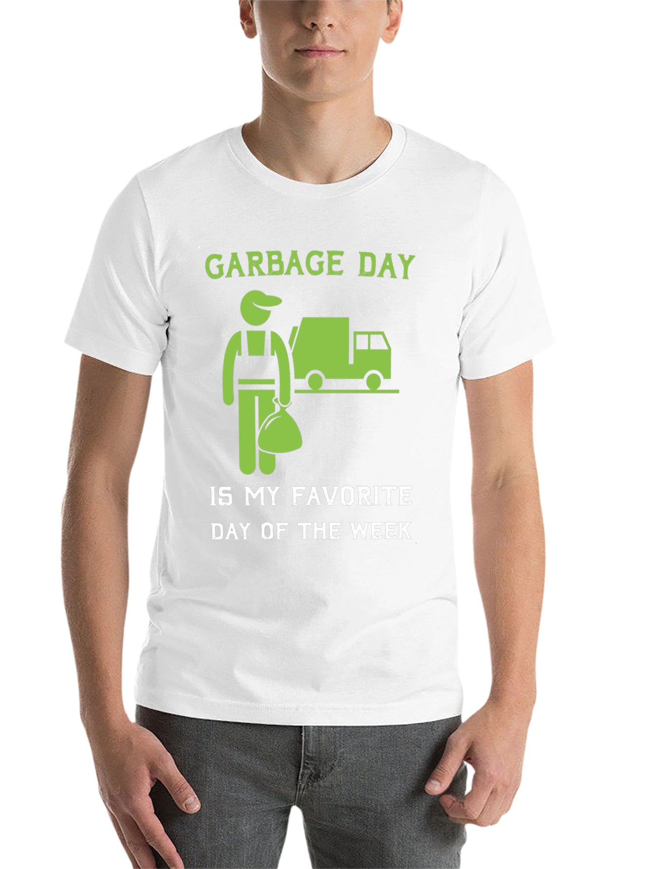 Black Garbage Day T-Shirt - Favorite Day of the Week view 14