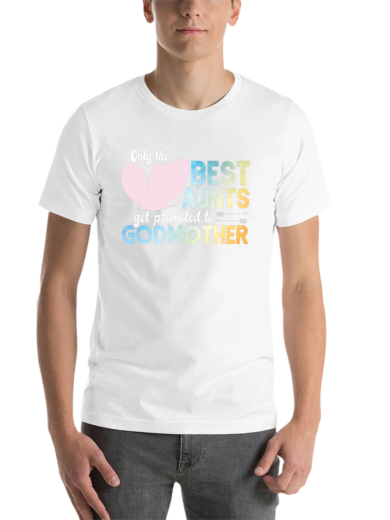 Black Best Aunts Get Promoted to Godmother T-Shirt view 14