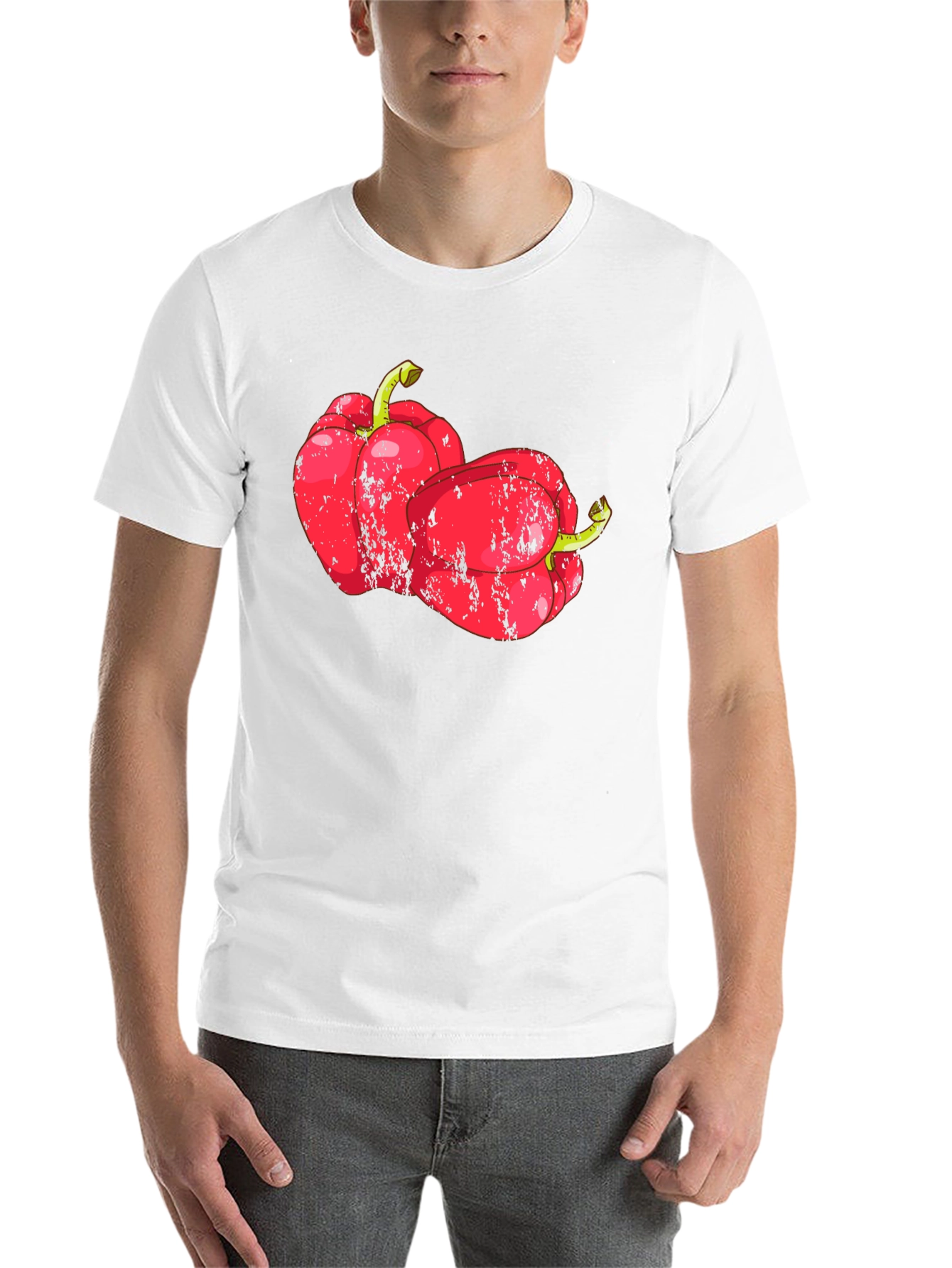 Black Red Pepper Graphic T-Shirt - Unique Design view 14