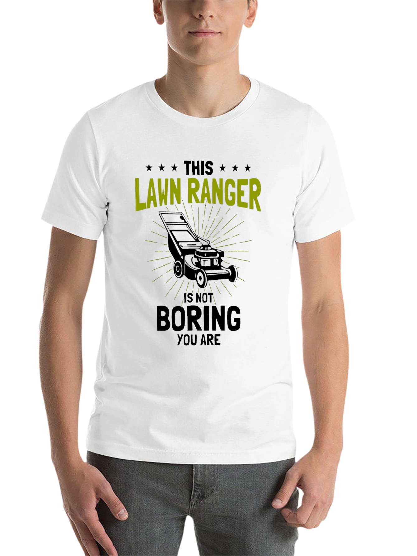 Black Lawn Ranger T-Shirt - Funny Gardening Tee view 14
