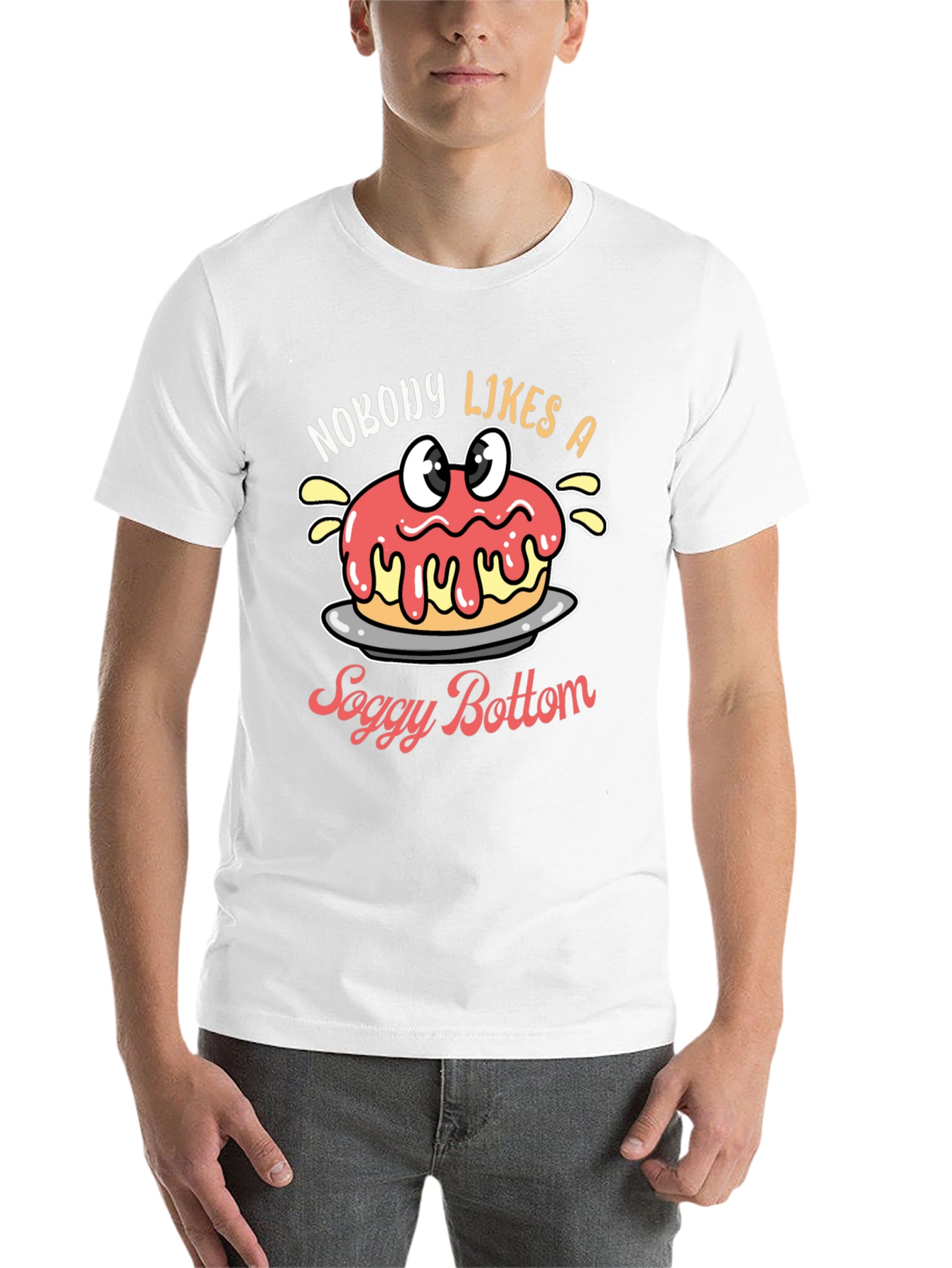 Black Soggy Bottom Funny T-Shirt view 14