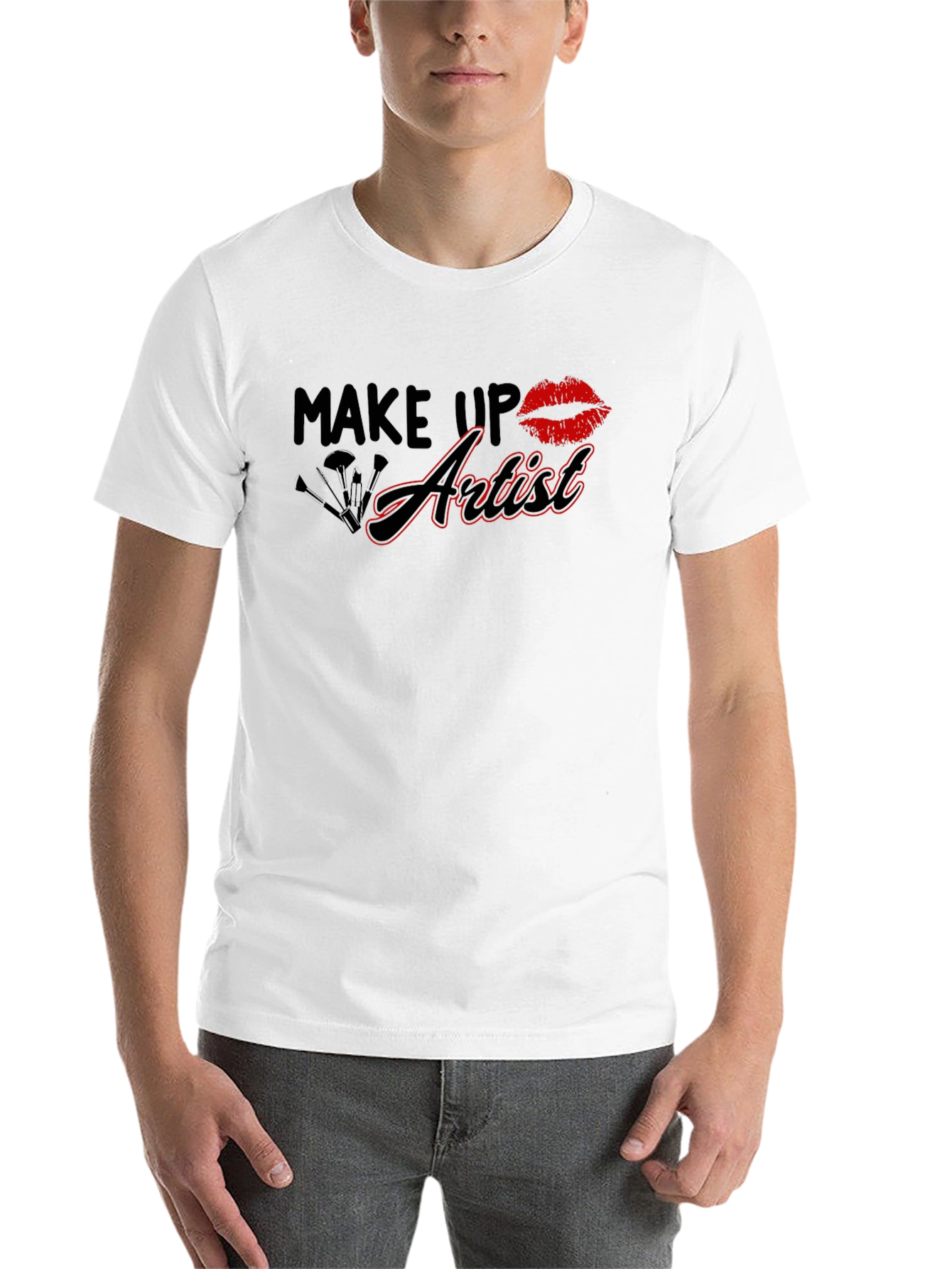 Black Make Up Artist T-Shirt - Stylish & Comfortable Tee view 14