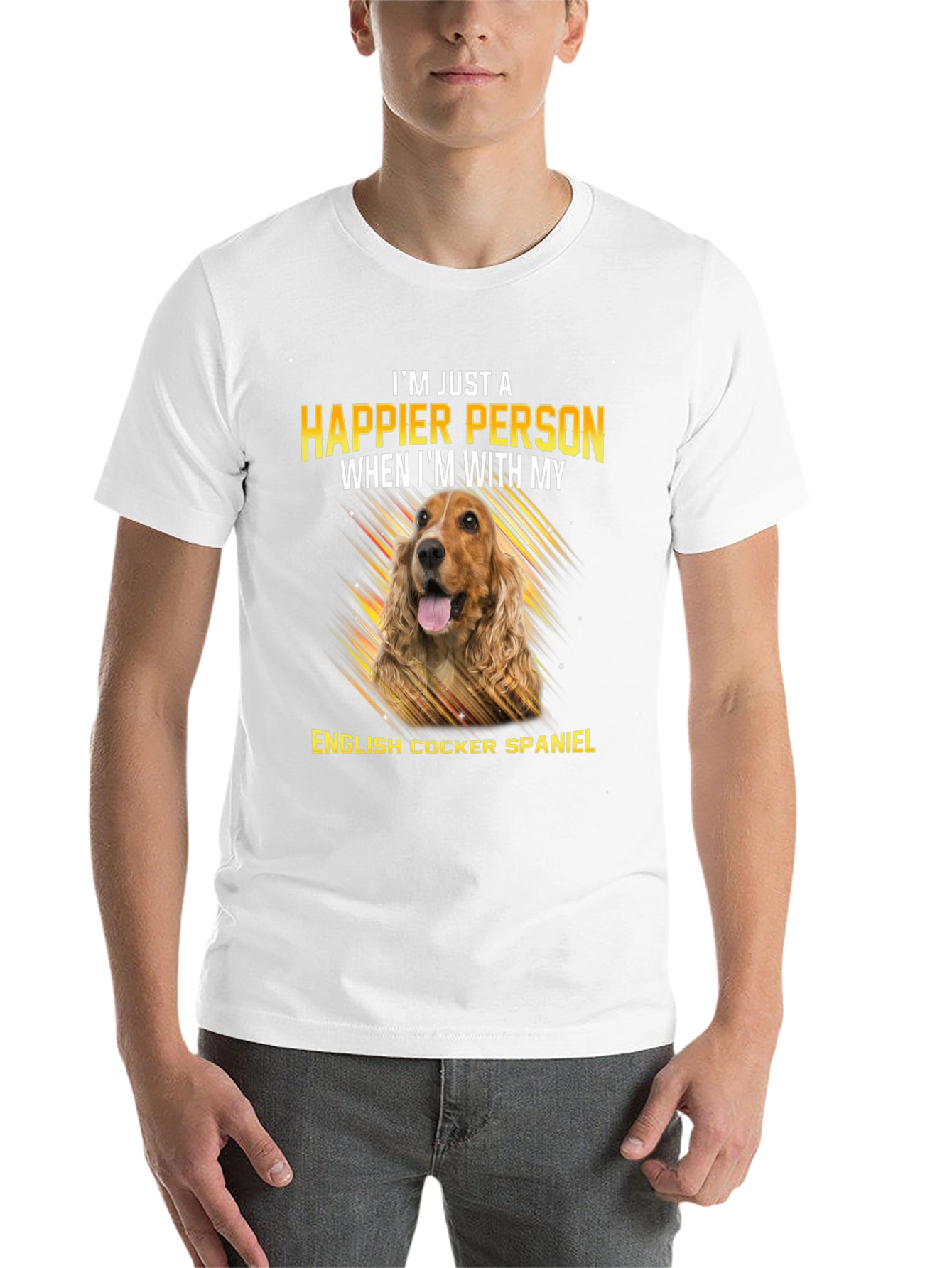 Happier Person English Cocker Spaniel T-Shirt - 14