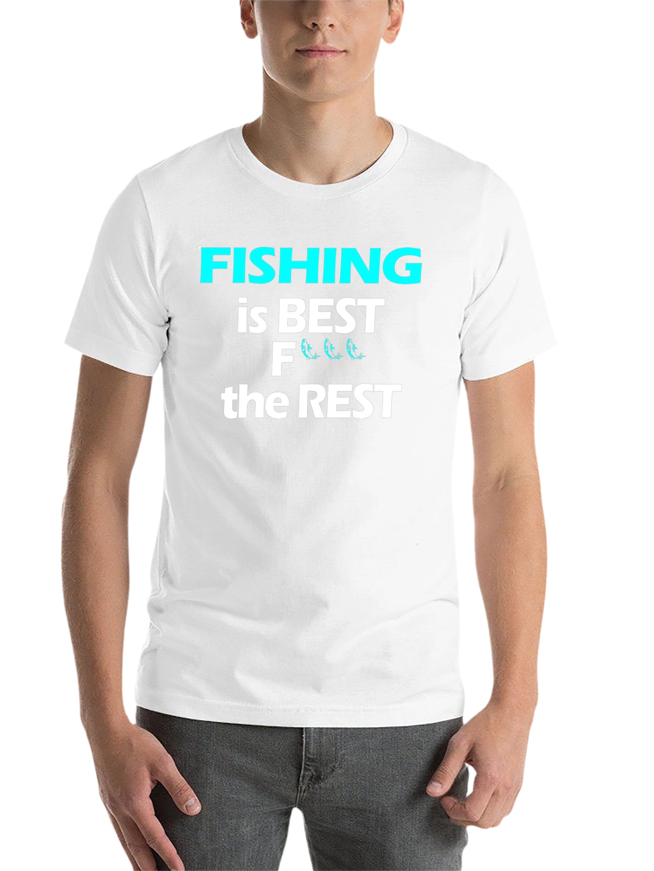 Black Funny Fishing is Best T-Shirt view 14