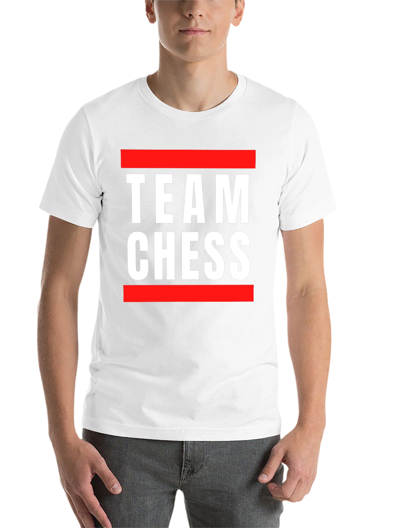 Black Team Chess Graphic Tee - Stylish Black T-Shirt view 14
