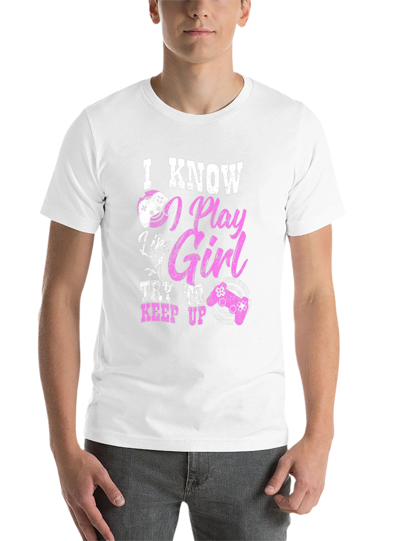 Black I Know I Play Like A Girl T-Shirt view 14