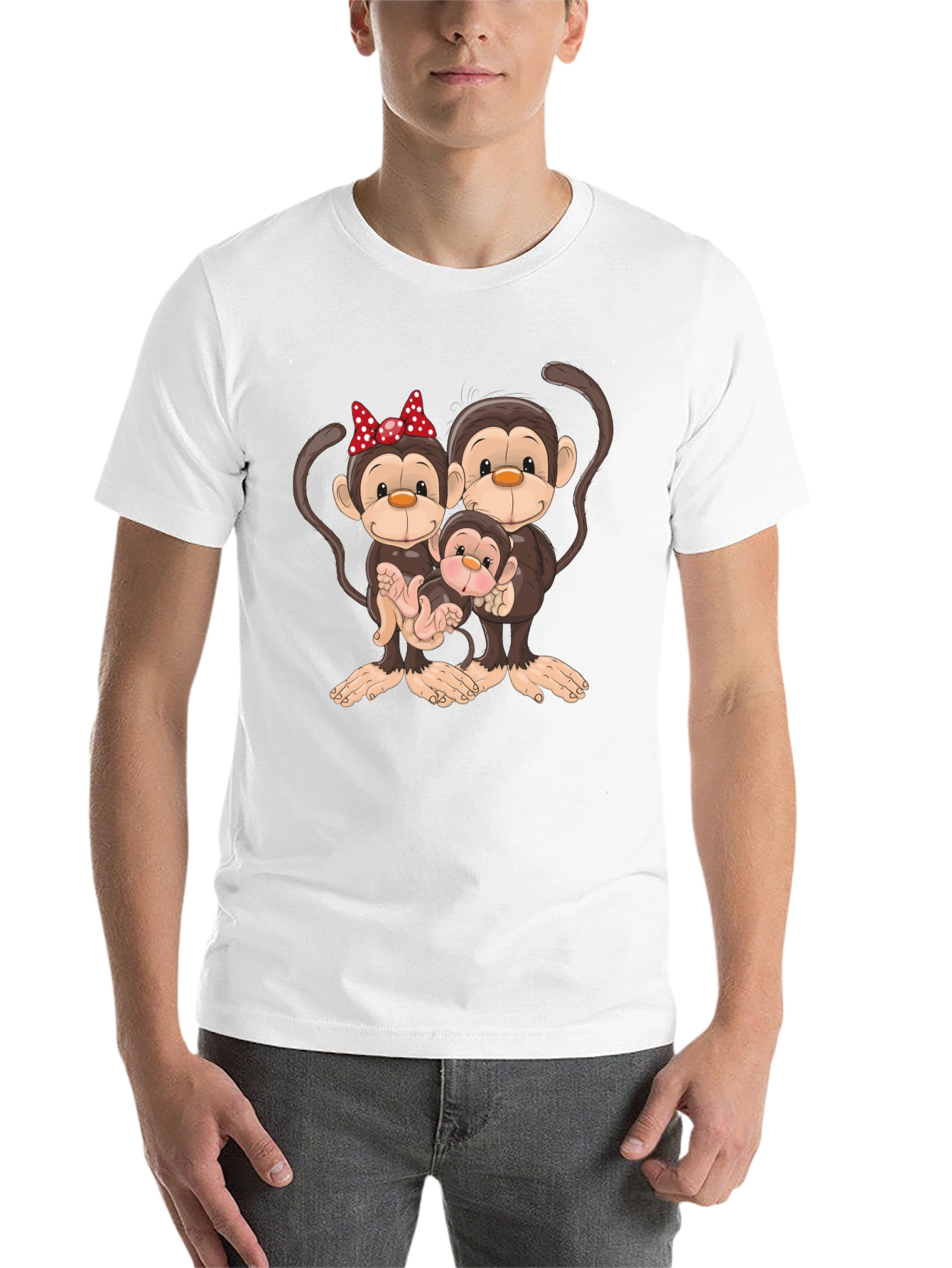 Black Monkey Family Graphic Tee view 14