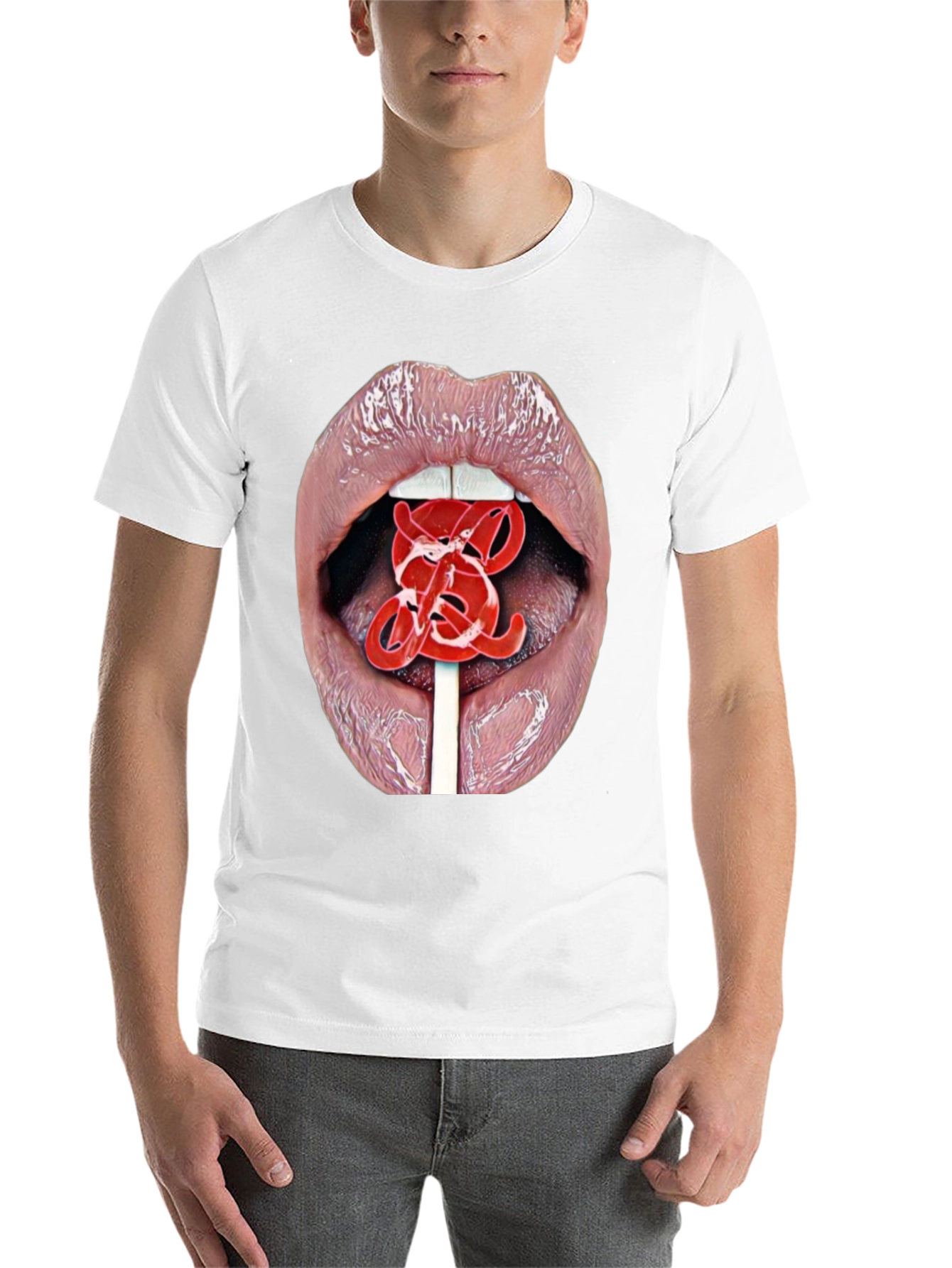 Black Lips Lollipop Graphic Tee - Bold & Edgy view 14