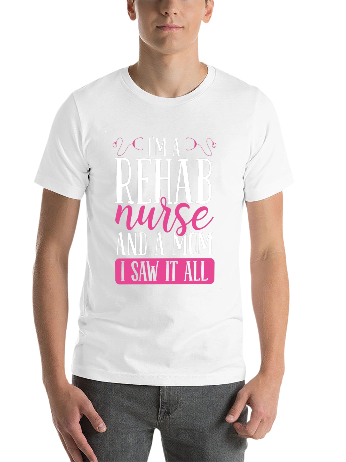 Black Rehab Nurse Mom T-Shirt view 14