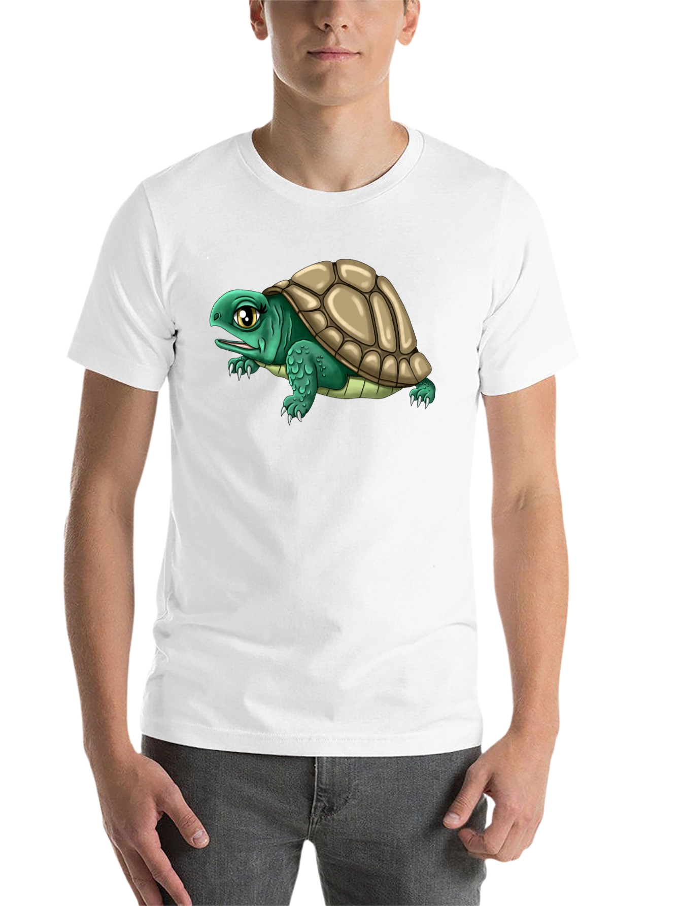 Black Turtle Graphic Black T-Shirt view 14