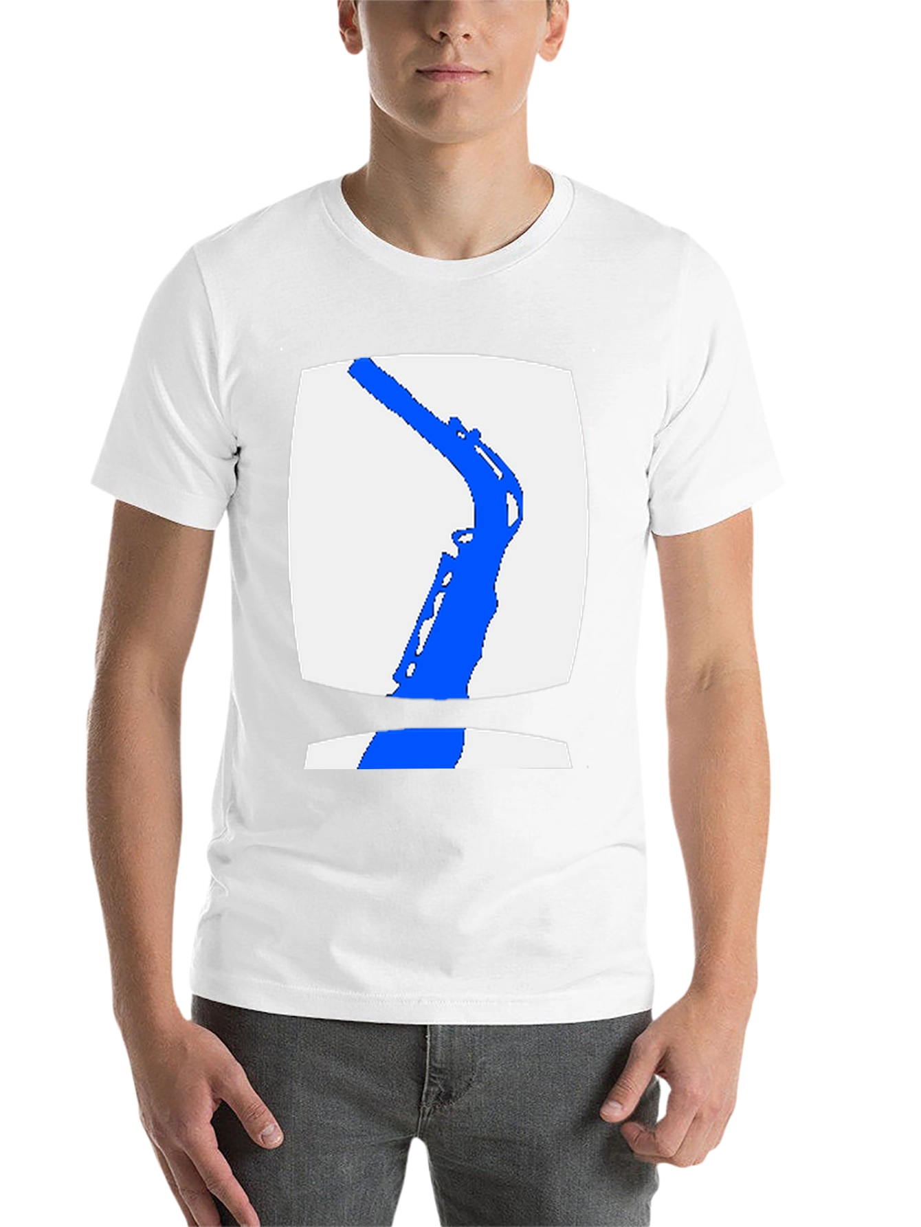 Saxophone Graphic Tee - Cool Music Lover Shirt - 14