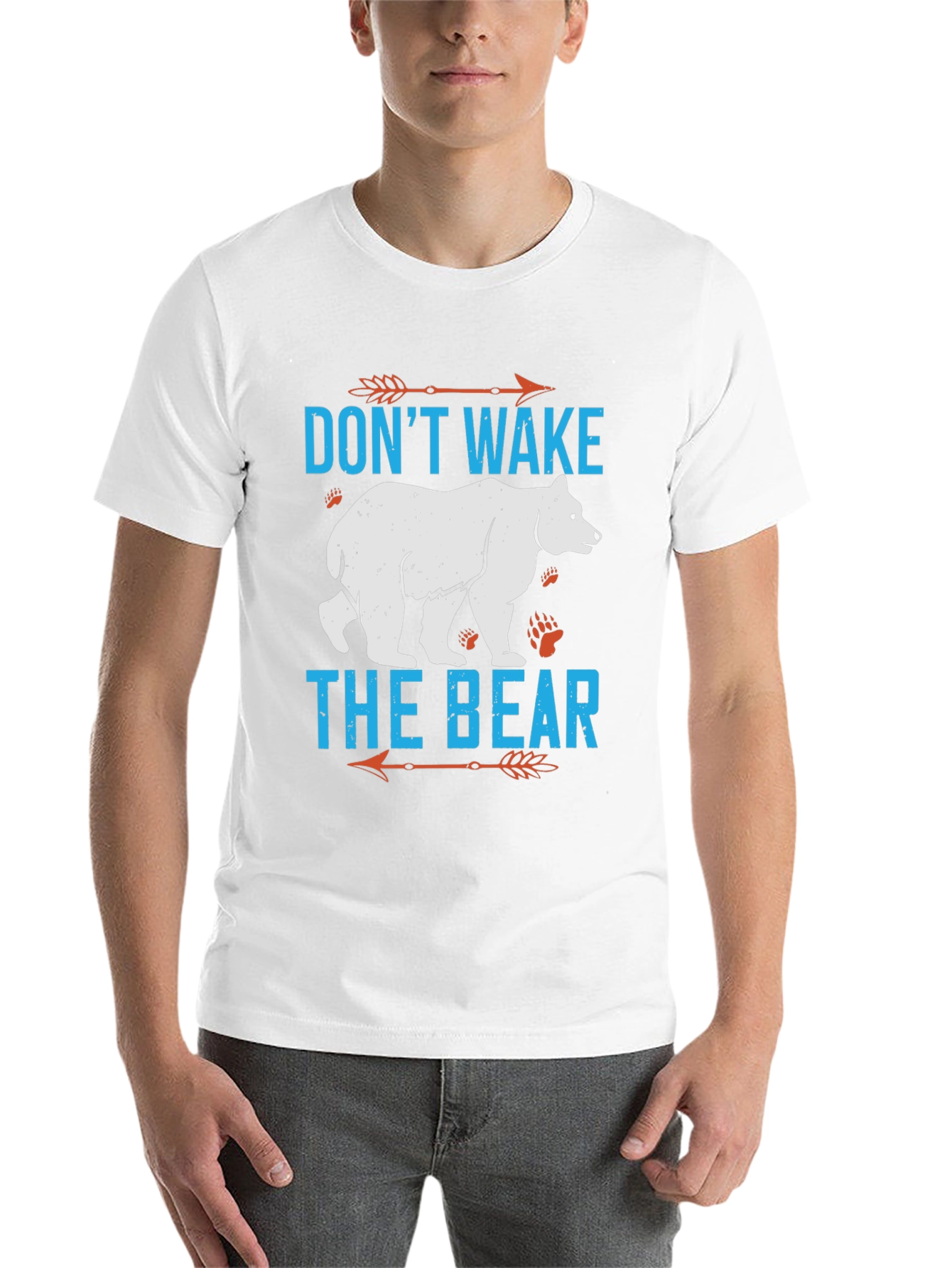 Black Don't Wake the Bear Graphic T-Shirt view 14