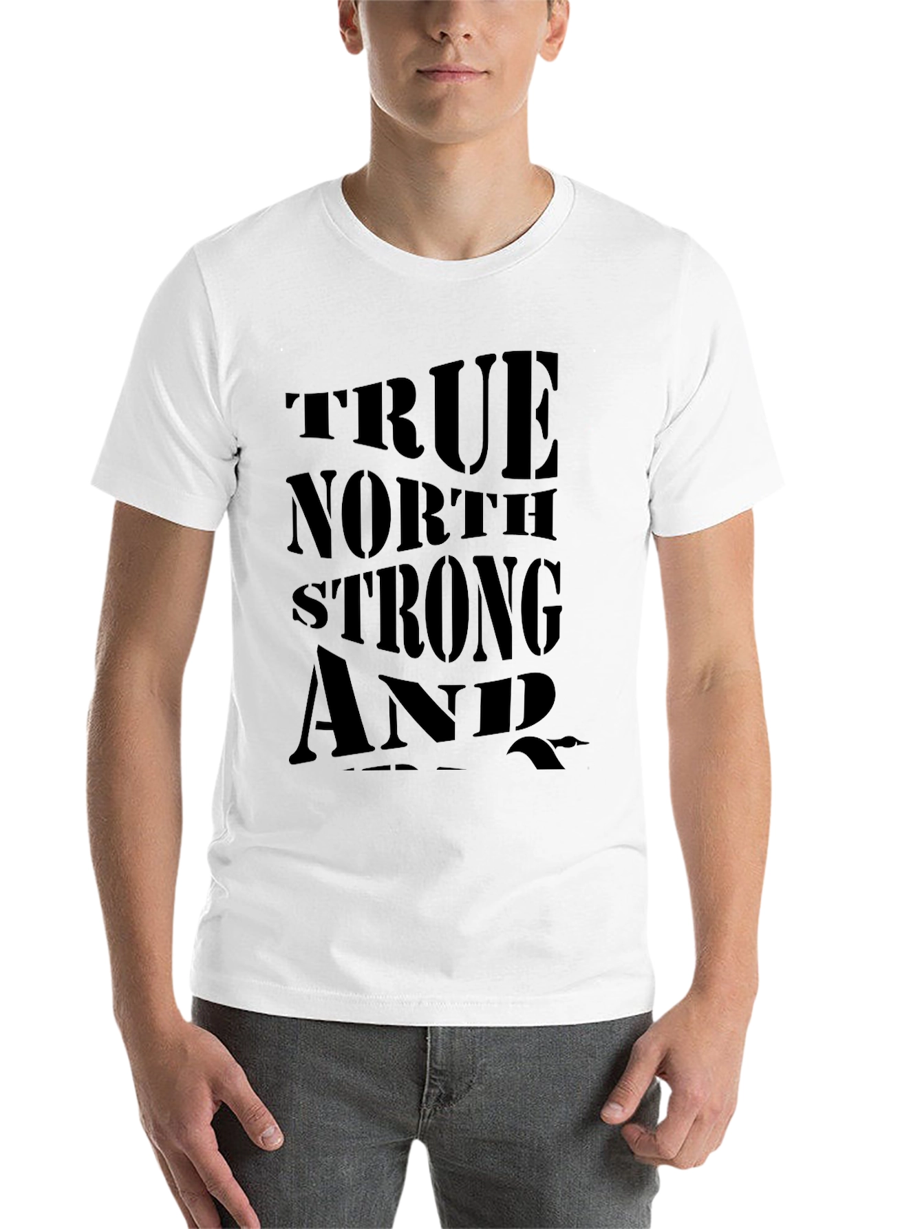 Black True North Strong T-Shirt view 14