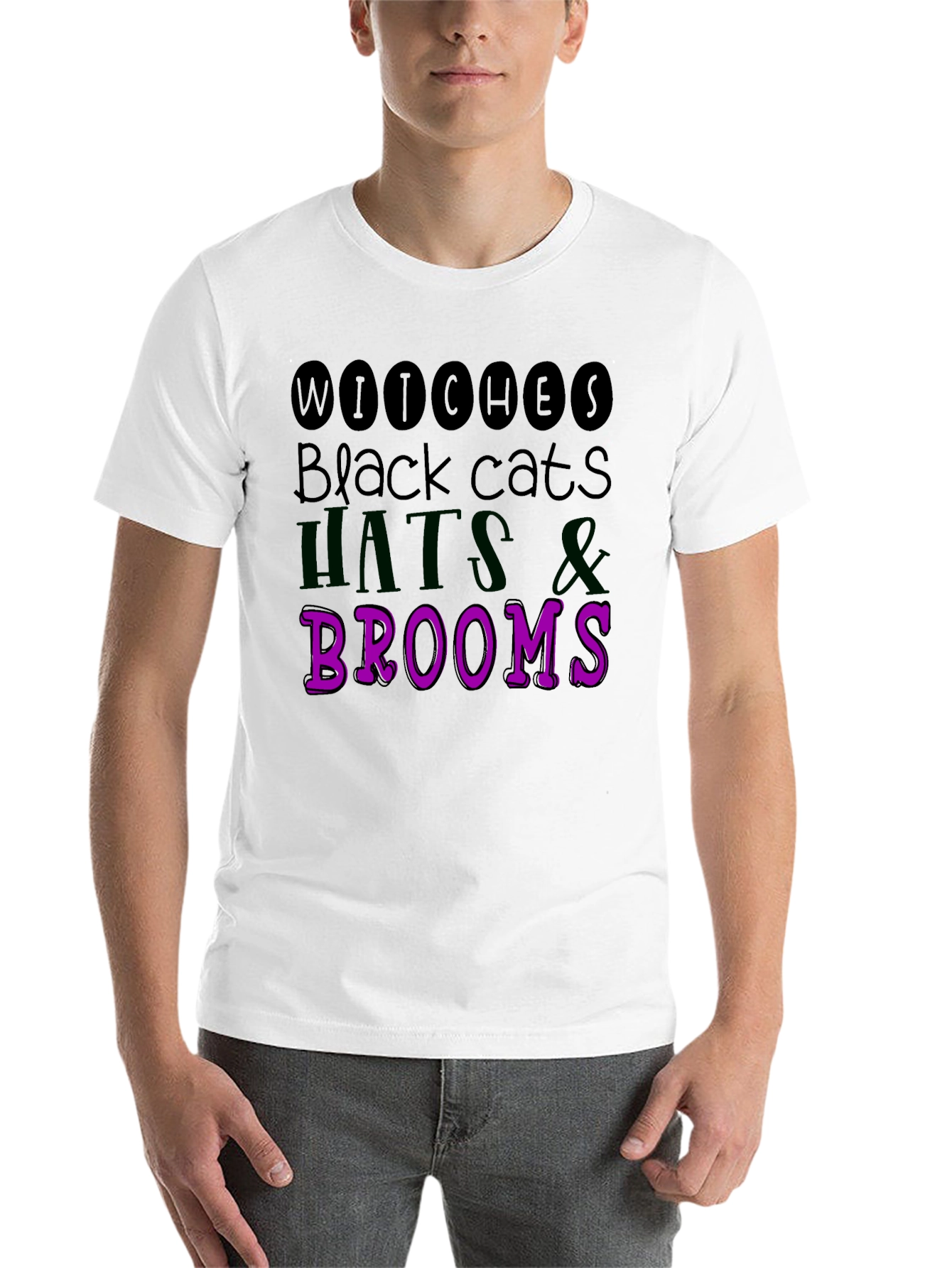 Halloween Witches Black Cats T-Shirt - 14