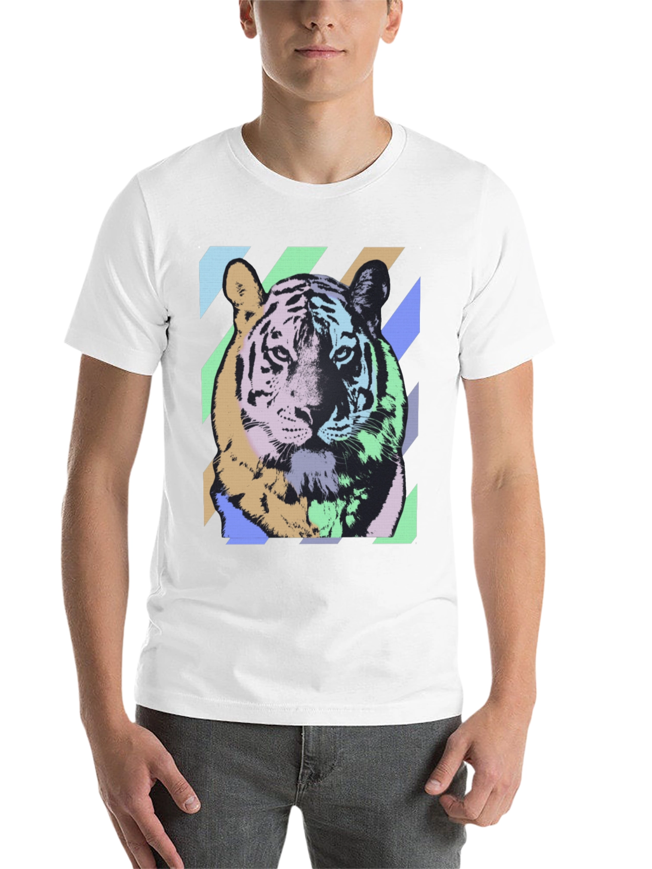 Black Tiger Graphic T-Shirt - Bold & Colorful Design view 14