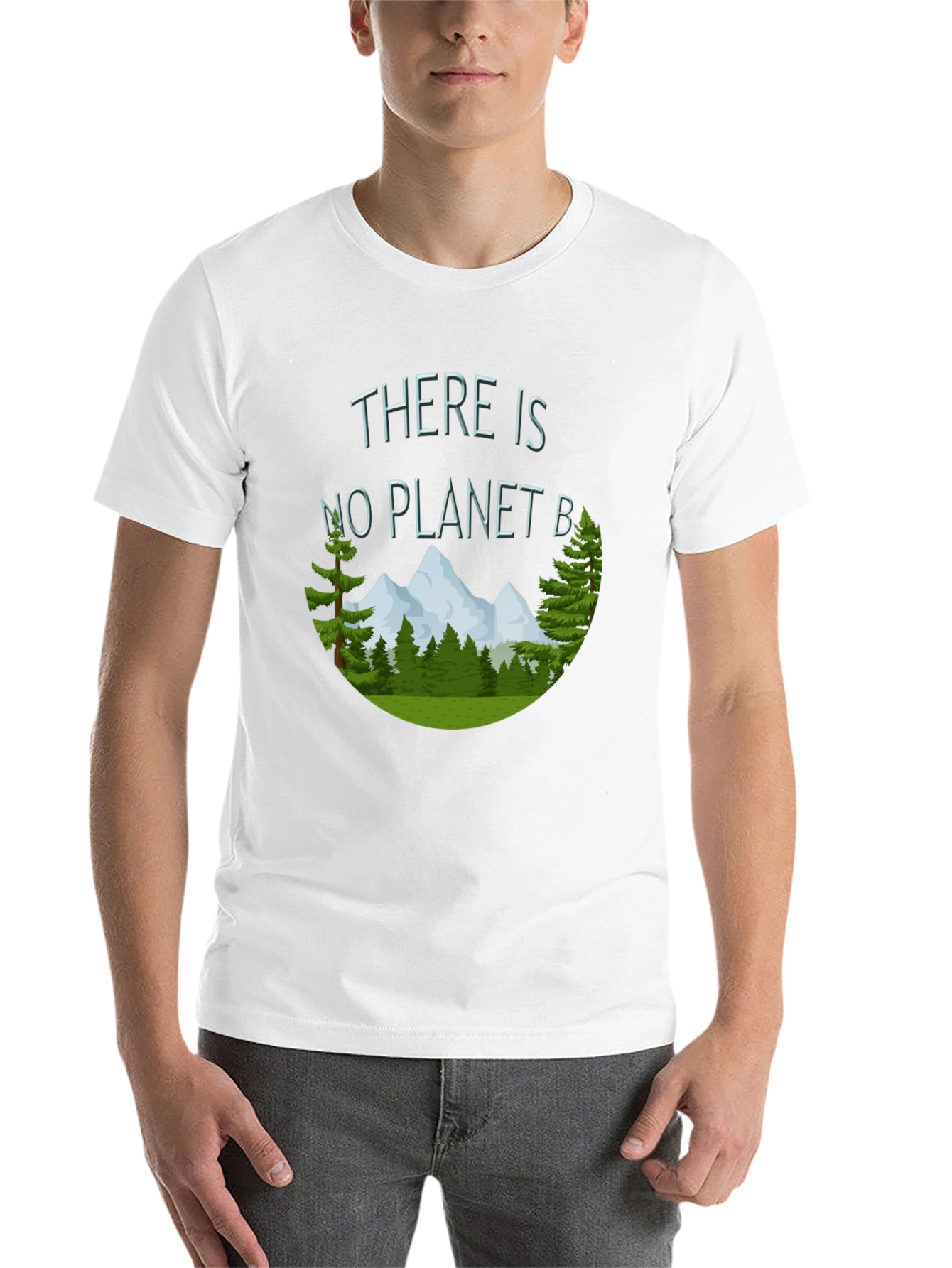 Black There is No Planet B Graphic Tee view 14