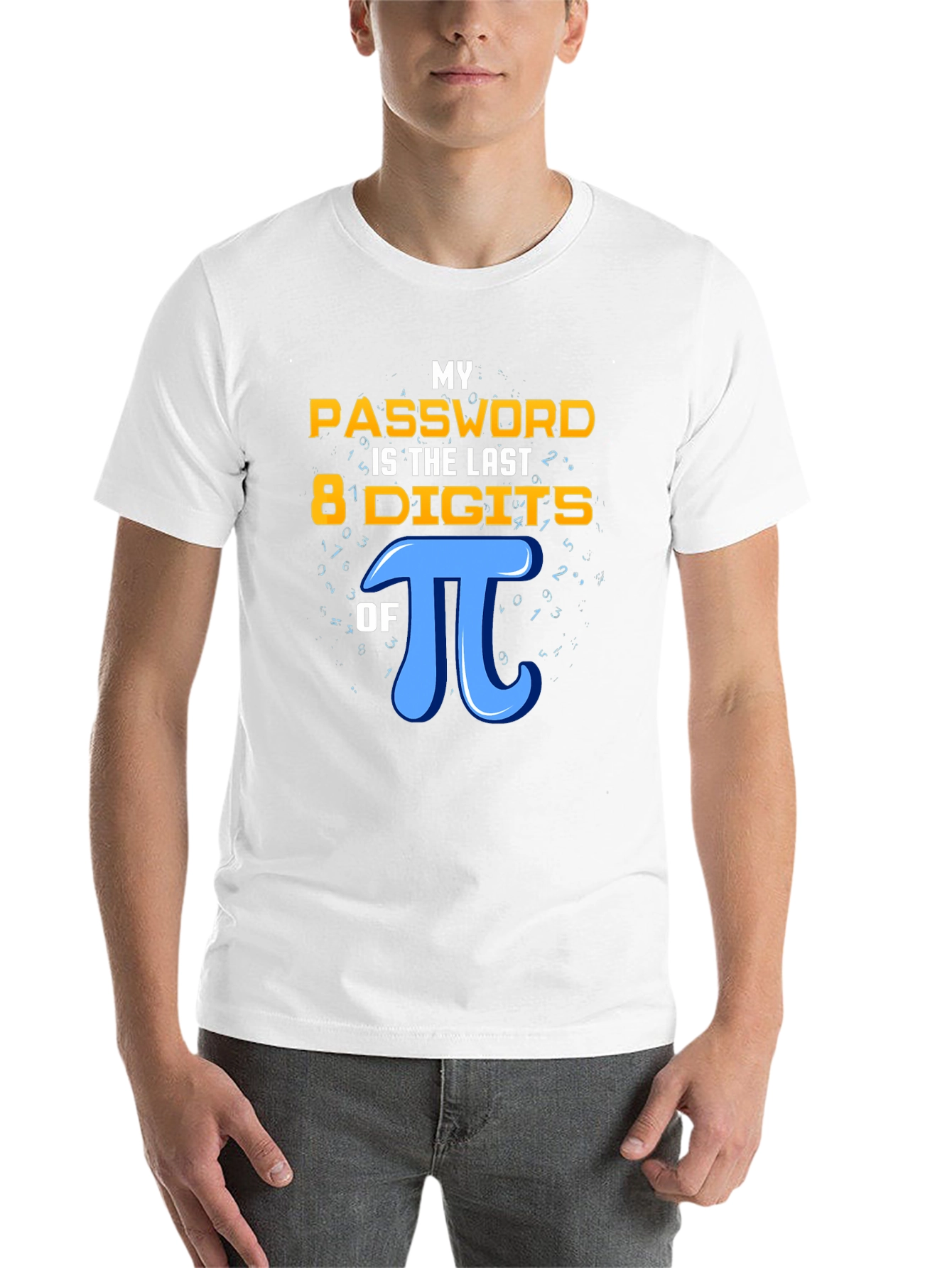 Black My Password is Pi T-Shirt: Geeky Math Humor view 14