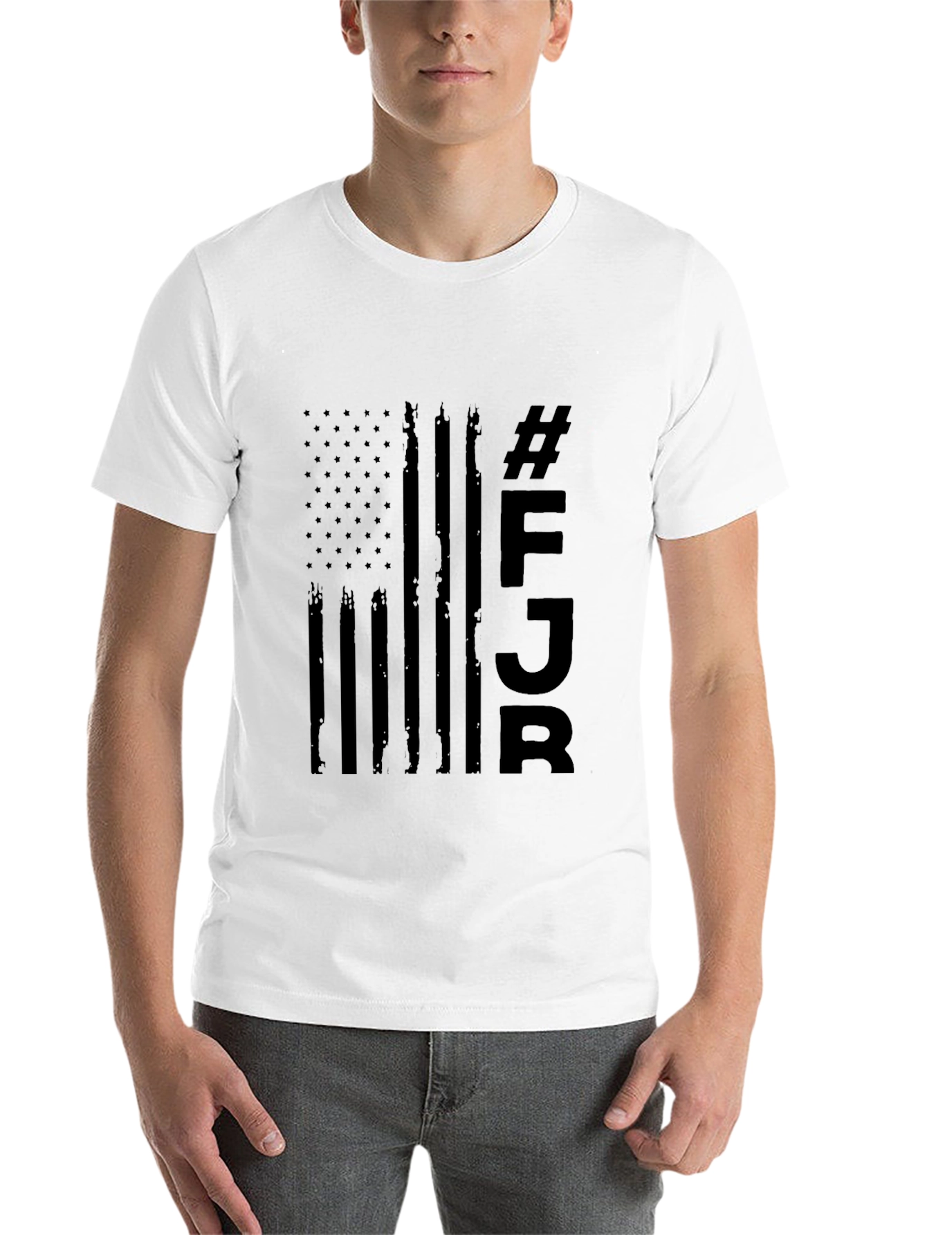 Black Black FJB Graphic Tee - Patriotic Style view 14