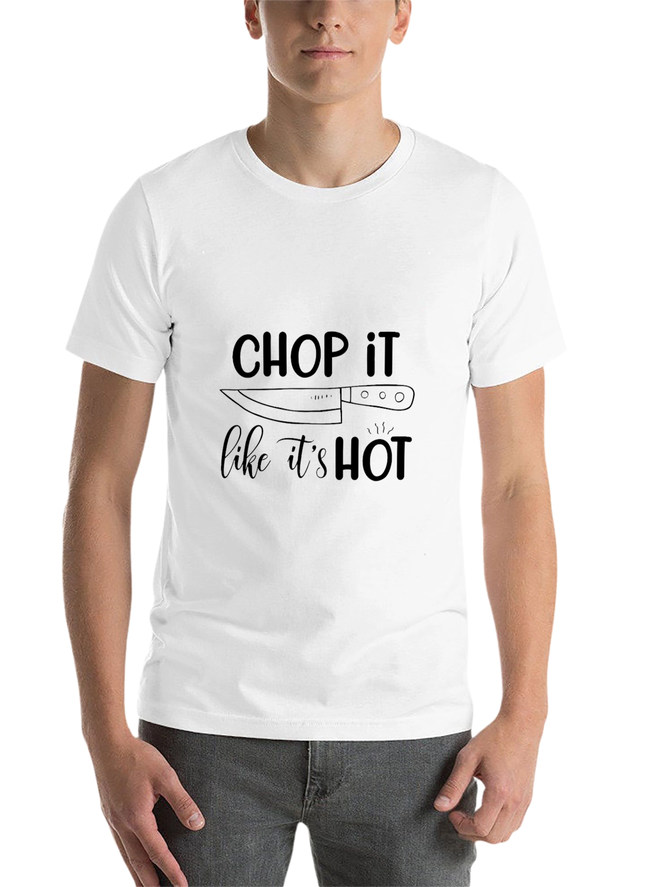 Chop It Like It's Hot Black T-Shirt - 14