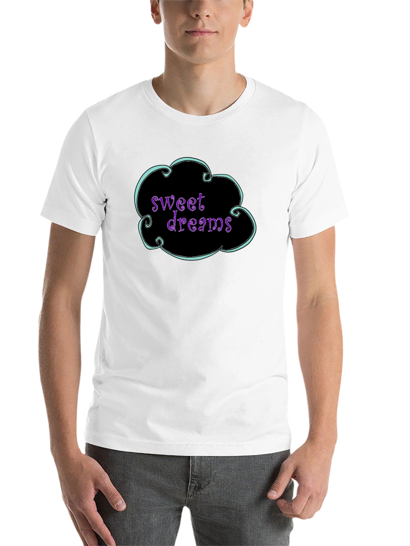 Black Sweet Dreams Graphic Tee - Comfy & Stylish view 14