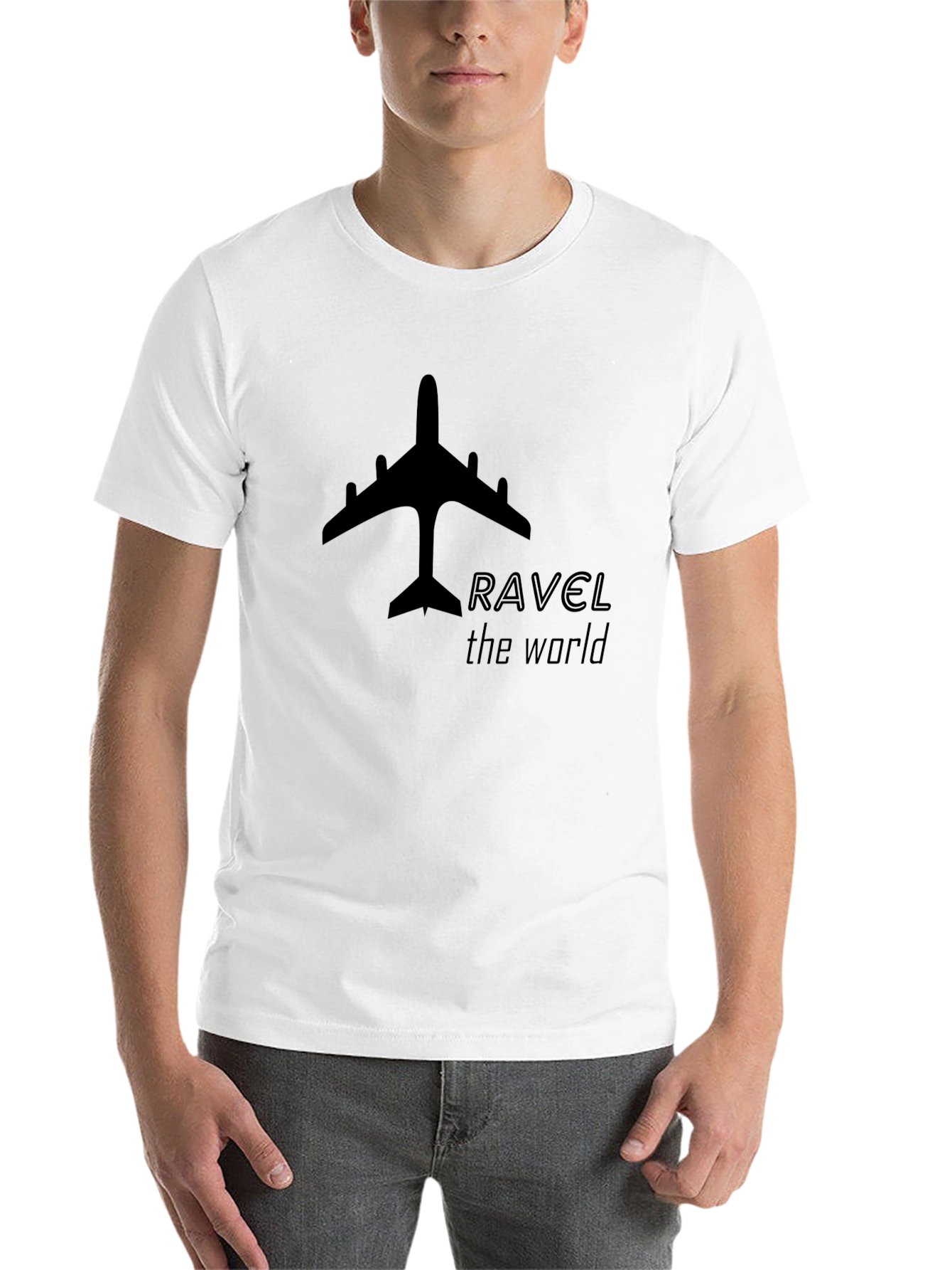 Black Travel the World Graphic Tee view 14